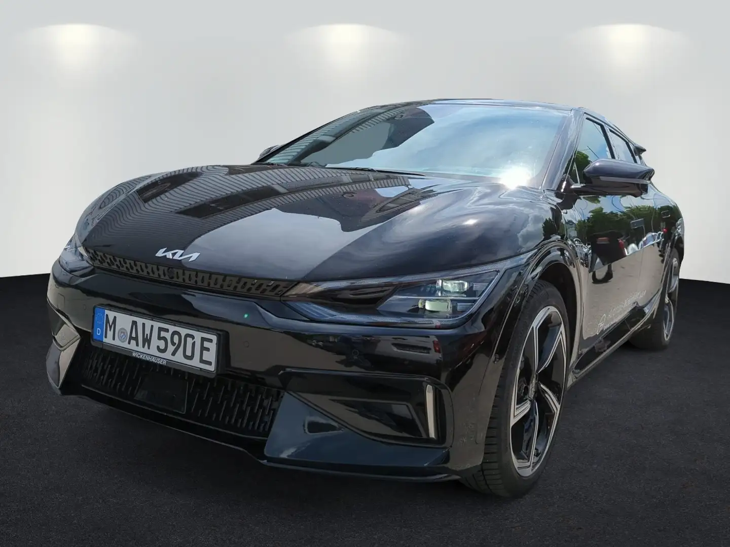 Kia EV6 Elektro 77 GT ACC FLA KAM 4xSHZ STH SpurH Schwarz - 2