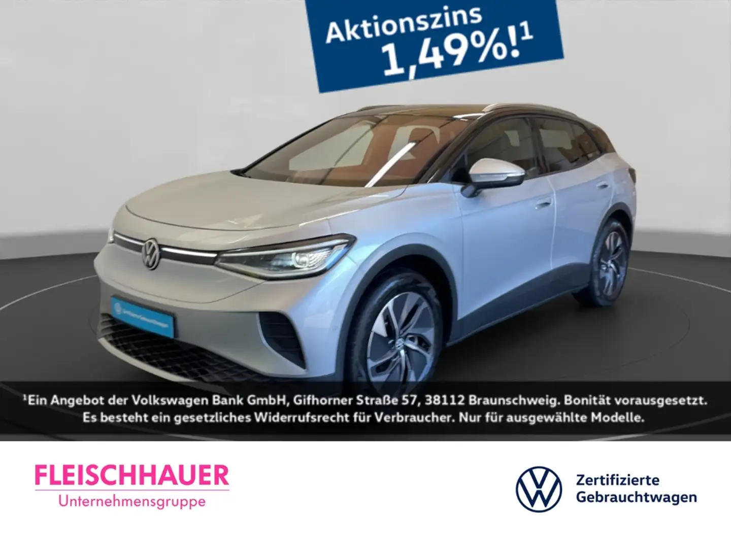 Volkswagen ID.4 Pro LED SHZ Kamera Harman-Kardon App-Connect Zilver - 1