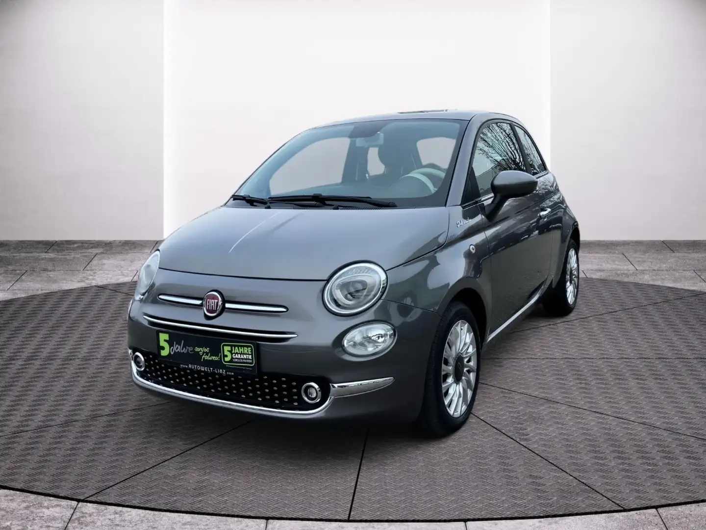 Fiat 500 Hybrid 70 Dolcevita Pano+KlimaA+LM+PDC Gris - 2