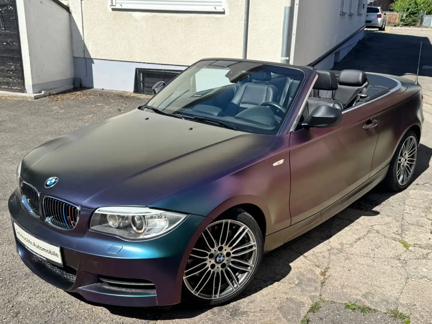 BMW 135 i Cab. Aut -M Sportpaket  - Blau - 2
