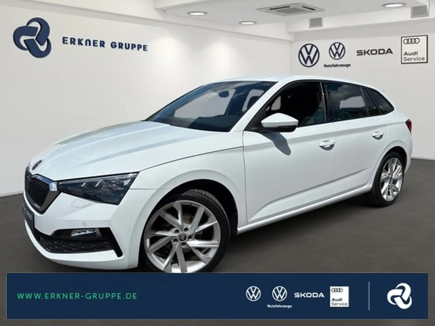 Skoda Scala 1.0TSI DSG Style LED+ACC+VIRTUAL+++ Weiß - 1