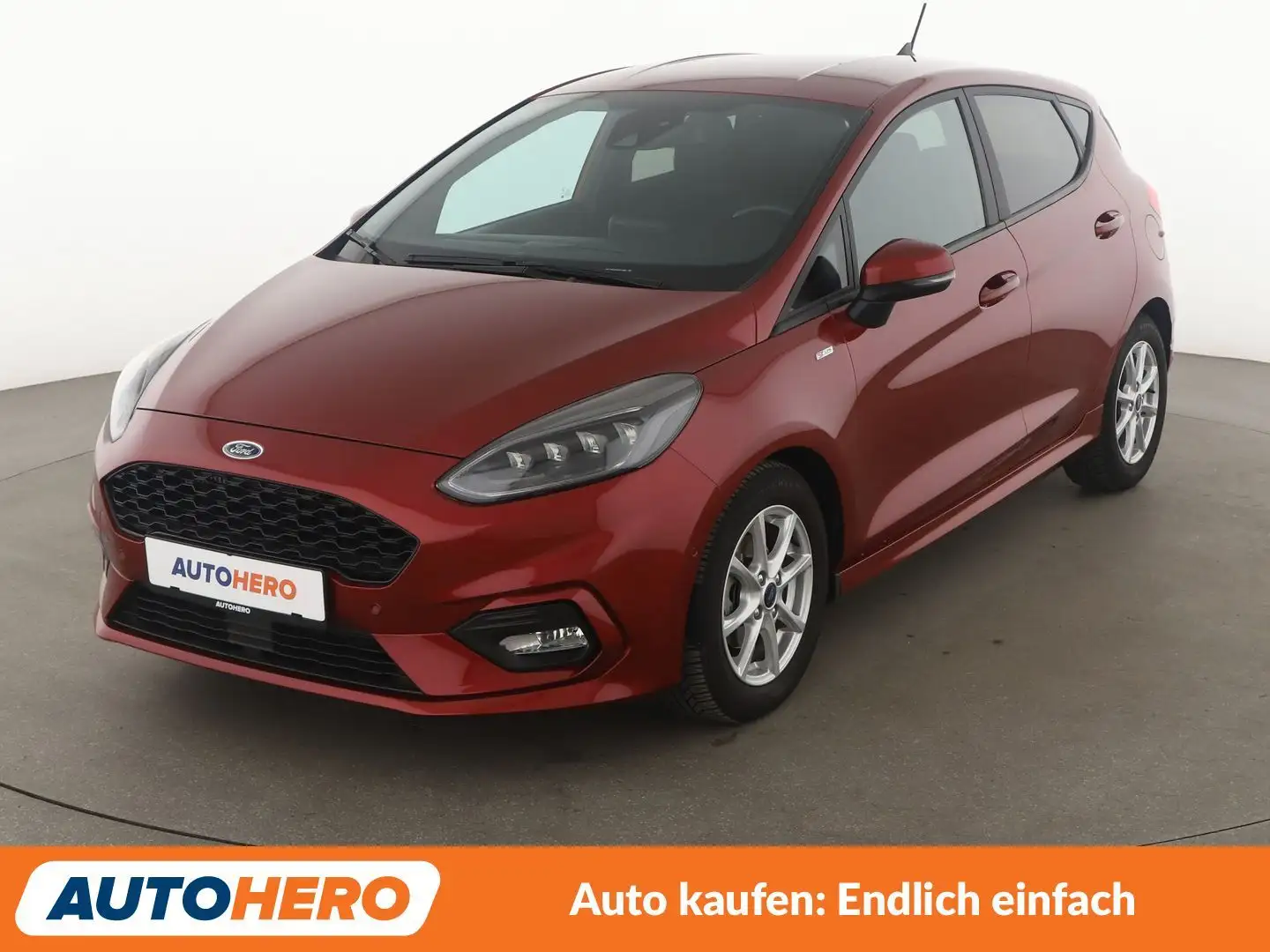 Ford Fiesta 1.0 EcoBoost ST-Line Aut.*NAVI*LED*ACC*SPUR*SHZ* Rot - 1