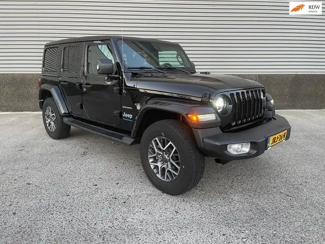 Jeep Wrangler UNLIMITED 4xe 380 Sahara one touch sky NIEUW!