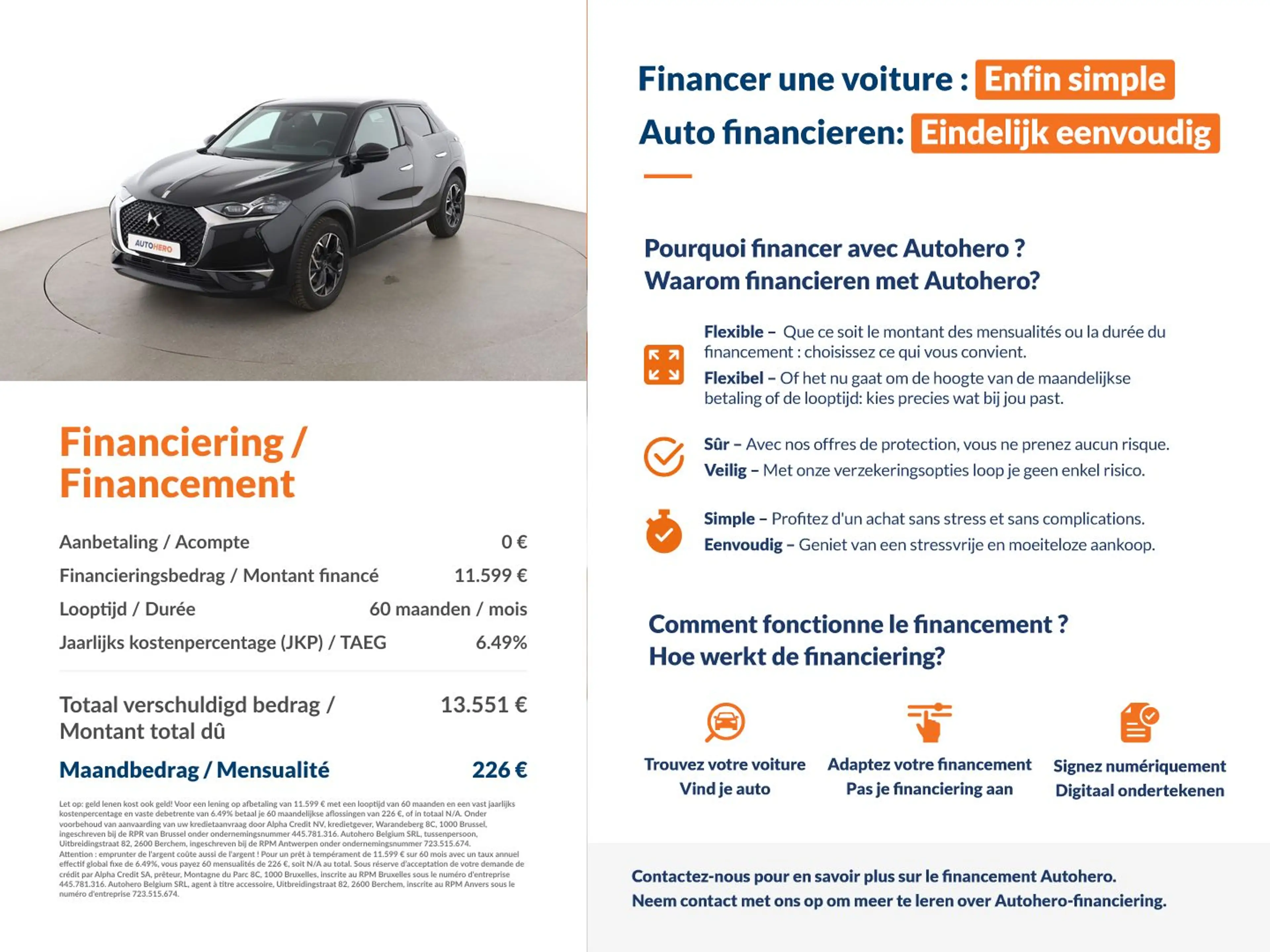 DS Automobiles DS 3 Crossback 1.5 Blue-HDi So Chic — photo 2