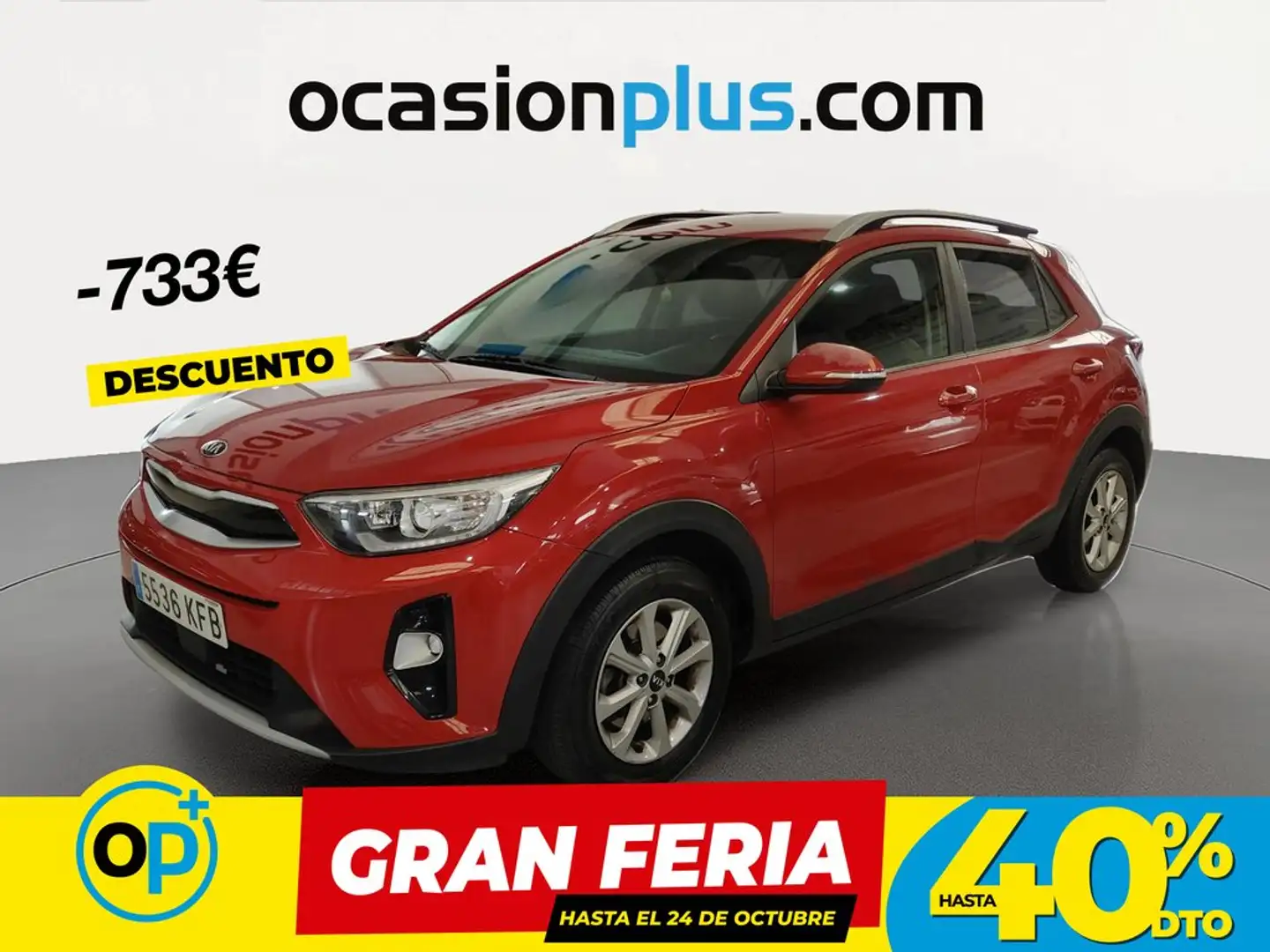 Kia Stonic 1.2 CVVT Eco-Dynamic Tech 84 Rojo - 1