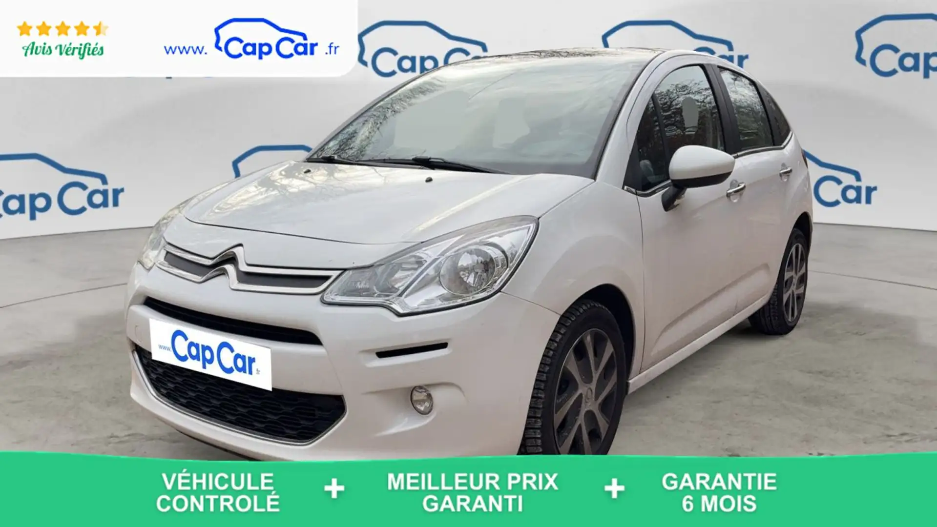 Citroen C3 IV 1.2 PureTech 82 Feel - Entretien constructeur Blanc - 1