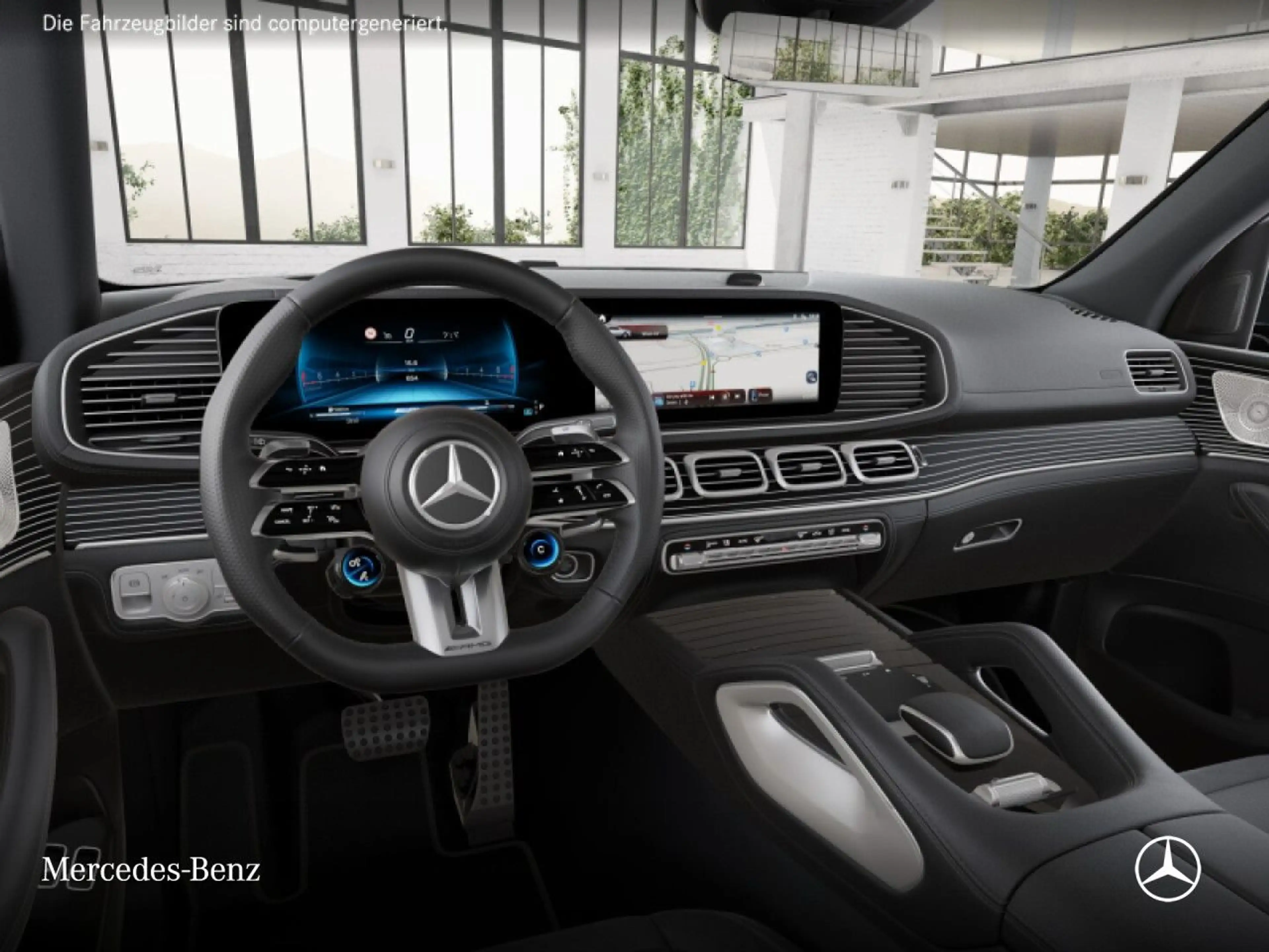 Mercedes-Benz GLE 53 AMG GLE 53 HYBRID 4M NIGHT+PANO+360+AHK+MULTIBEAM+22" — photo 9
