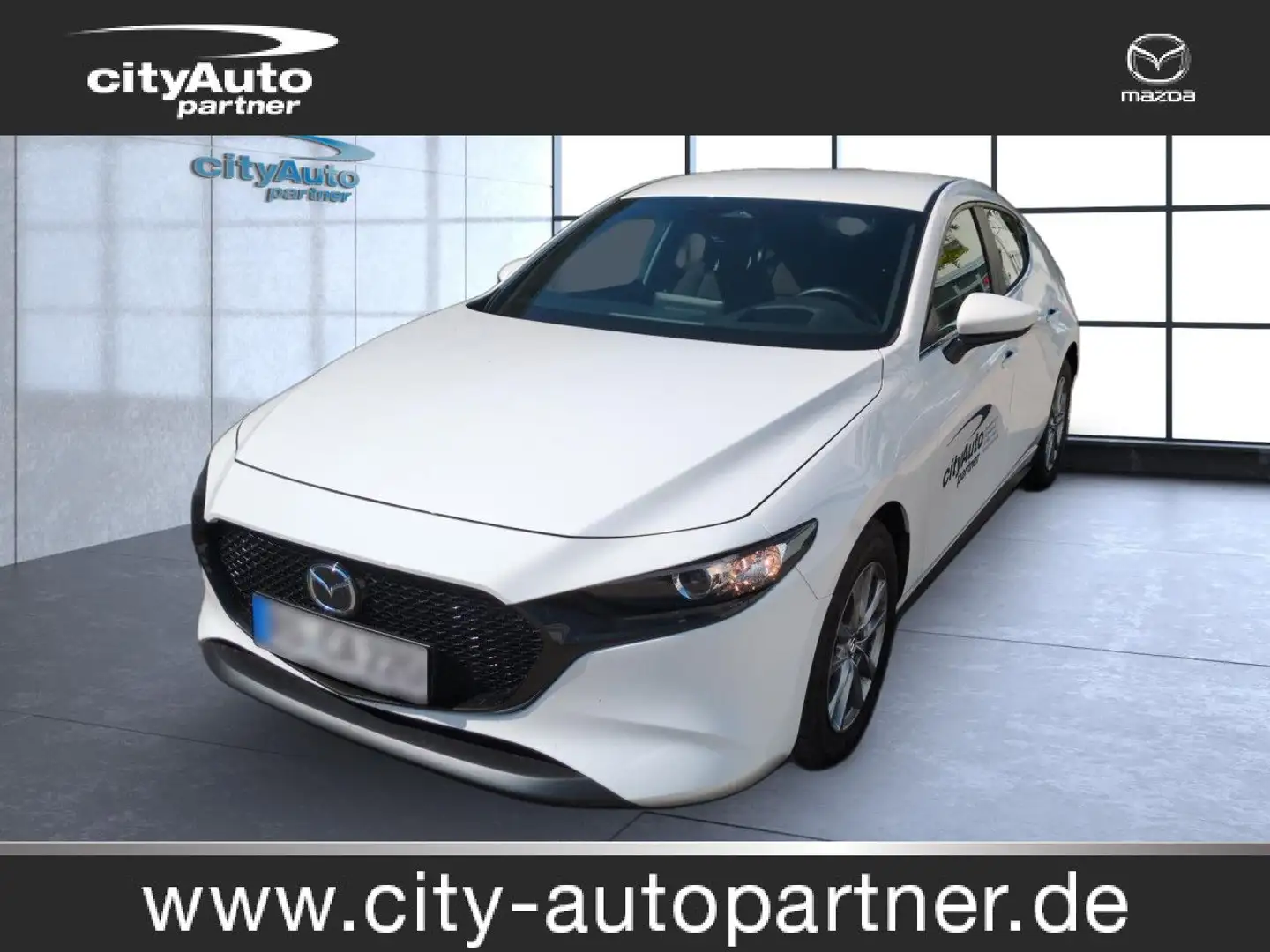 Mazda 3 e-SKYACTIV-G 122 PRIME-LINE Automatik Bluetooth Weiß - 1