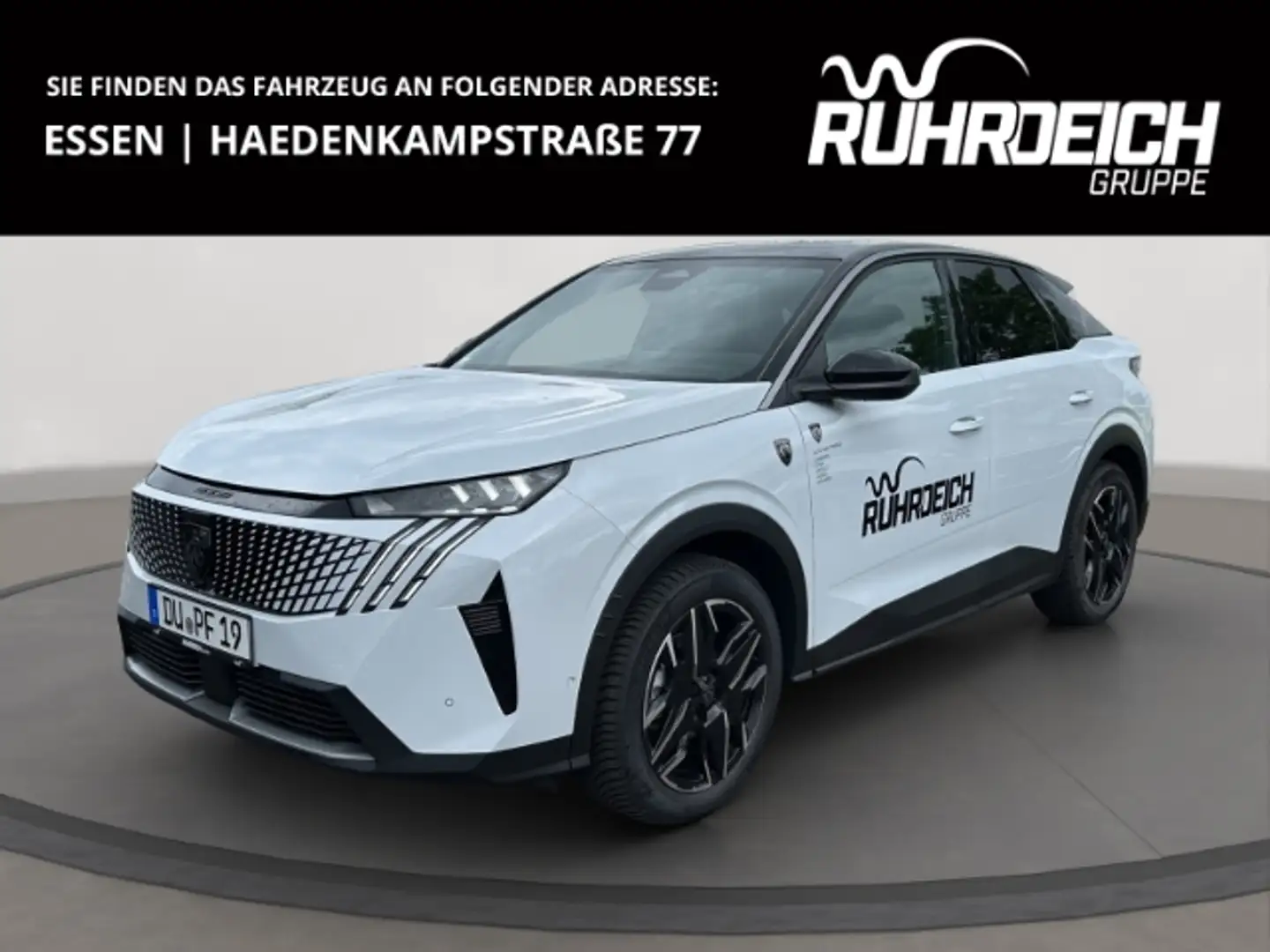 Peugeot 3008 MILD-Hybrid 136 GT PANO FOCAL RFK SHZ PDC Weiß - 1