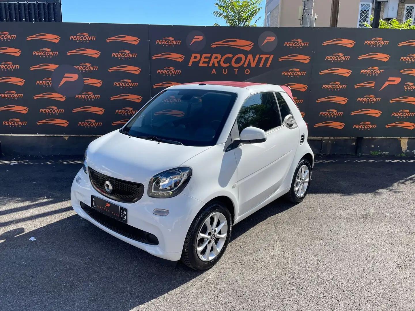 smart forTwo 70 1.0 twinamic cabrio Passion Weiß - 1
