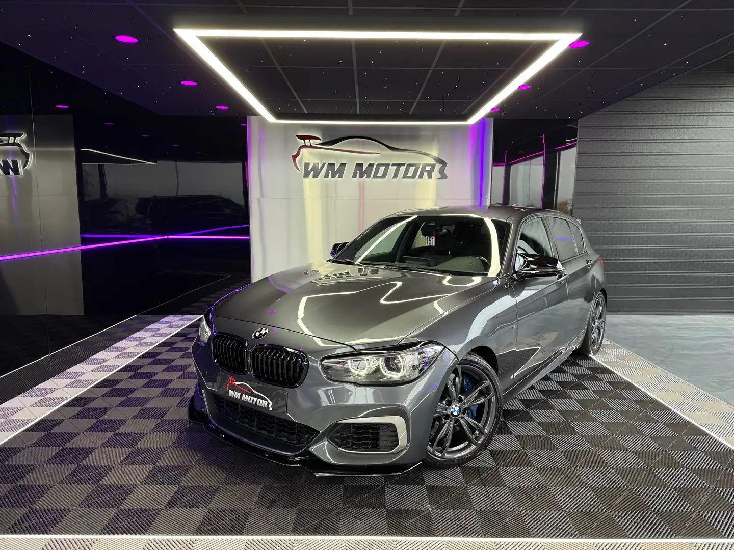 BMW 140 M140iXAS // Harman Kardon // Eventuri // Car Play Gris - 1