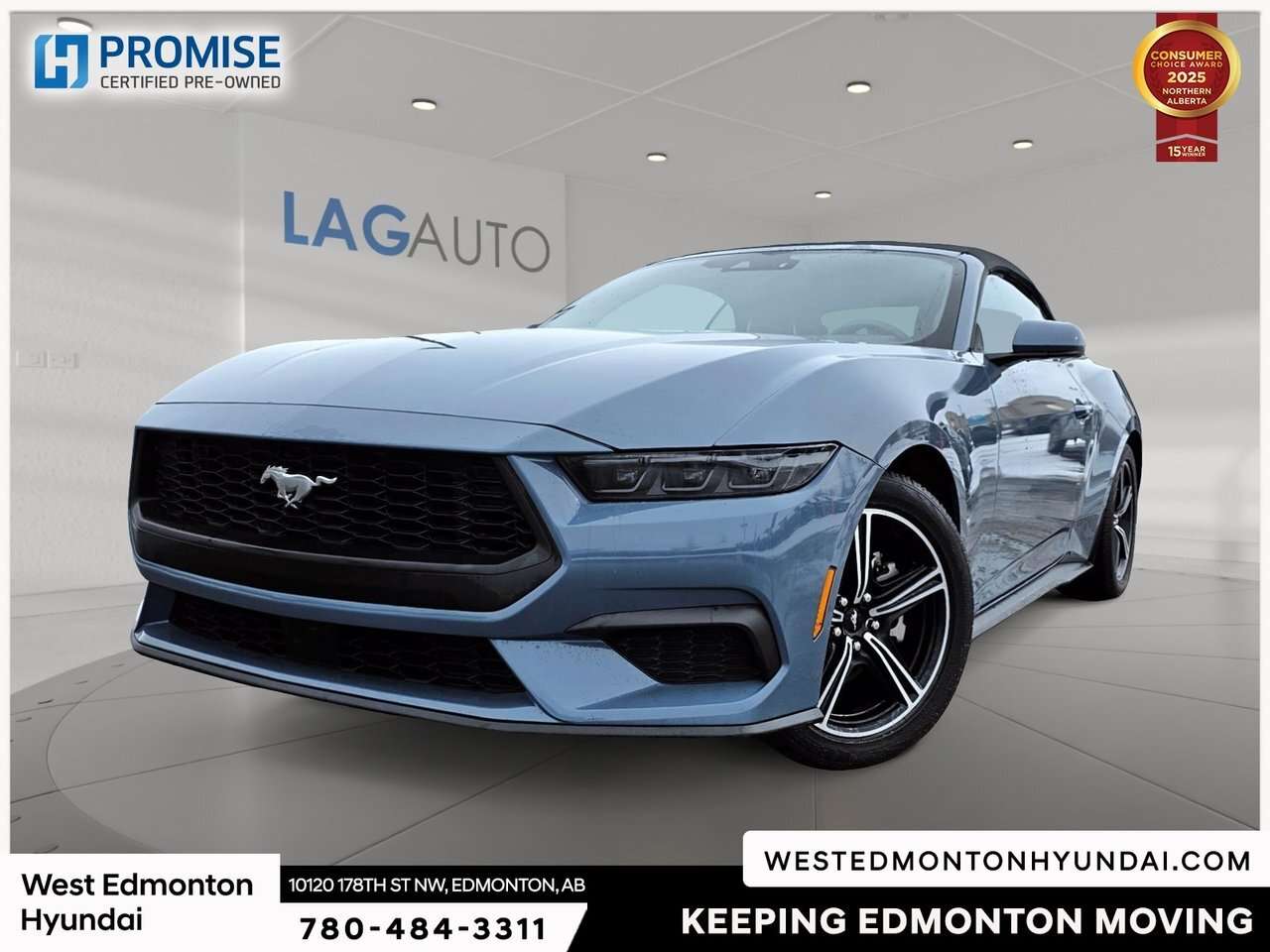 2025 Ford Mustang CONVERTABLE/LEATHER/AUTO/NAV