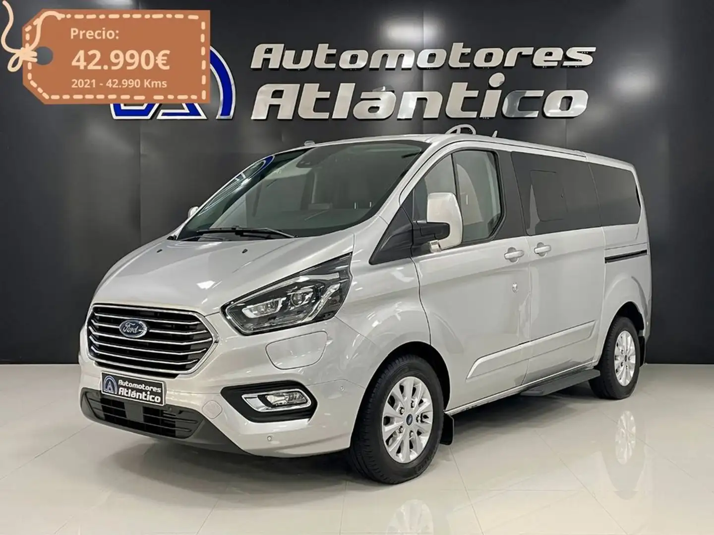Ford Tourneo Custom 1.0 ECO 93kW Plugin L1 Titanium Auto Gris - 1