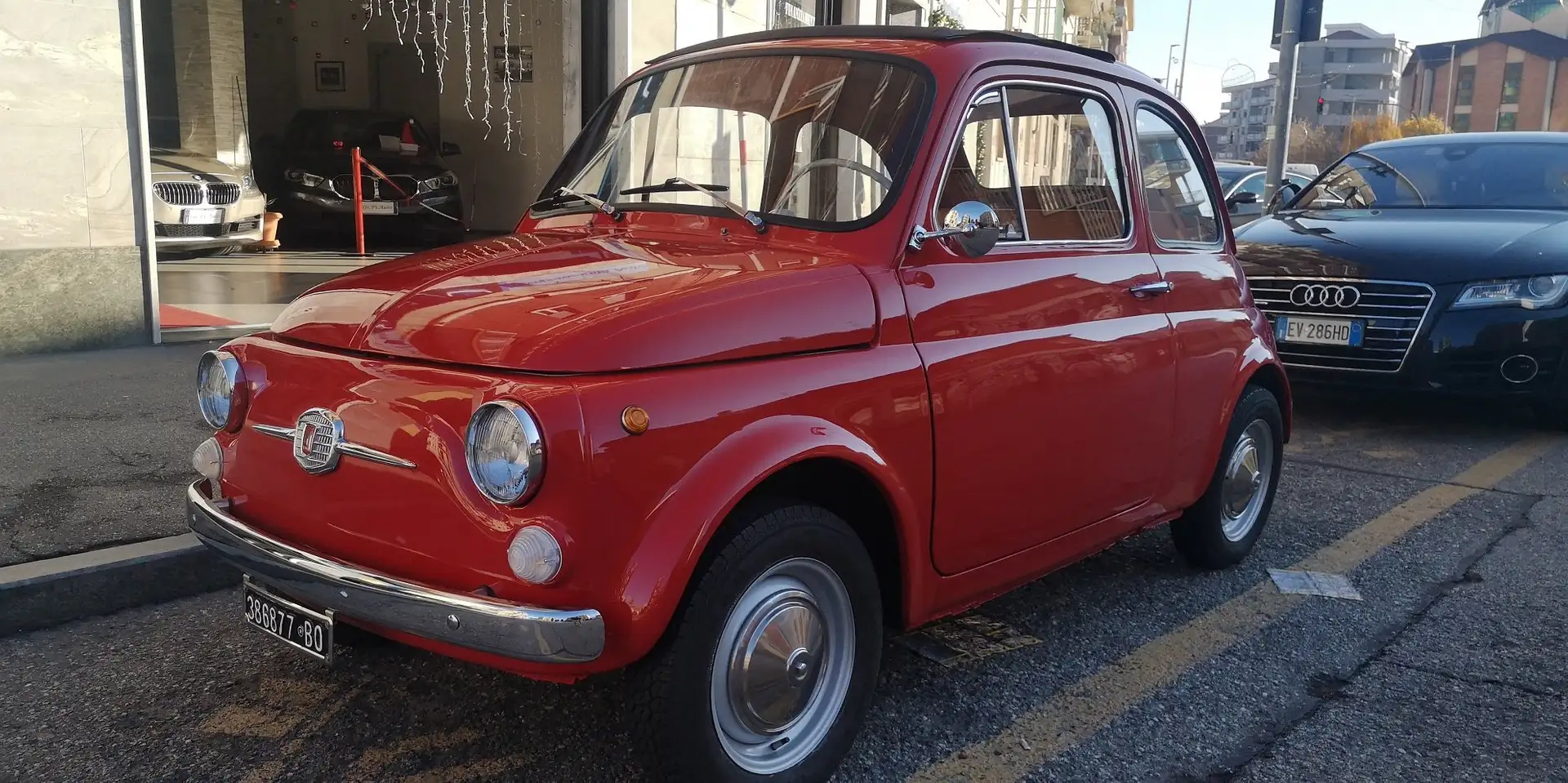 Fiat 500 110 F  --  Restauto  Completo  come  Nuova Rosso - 1