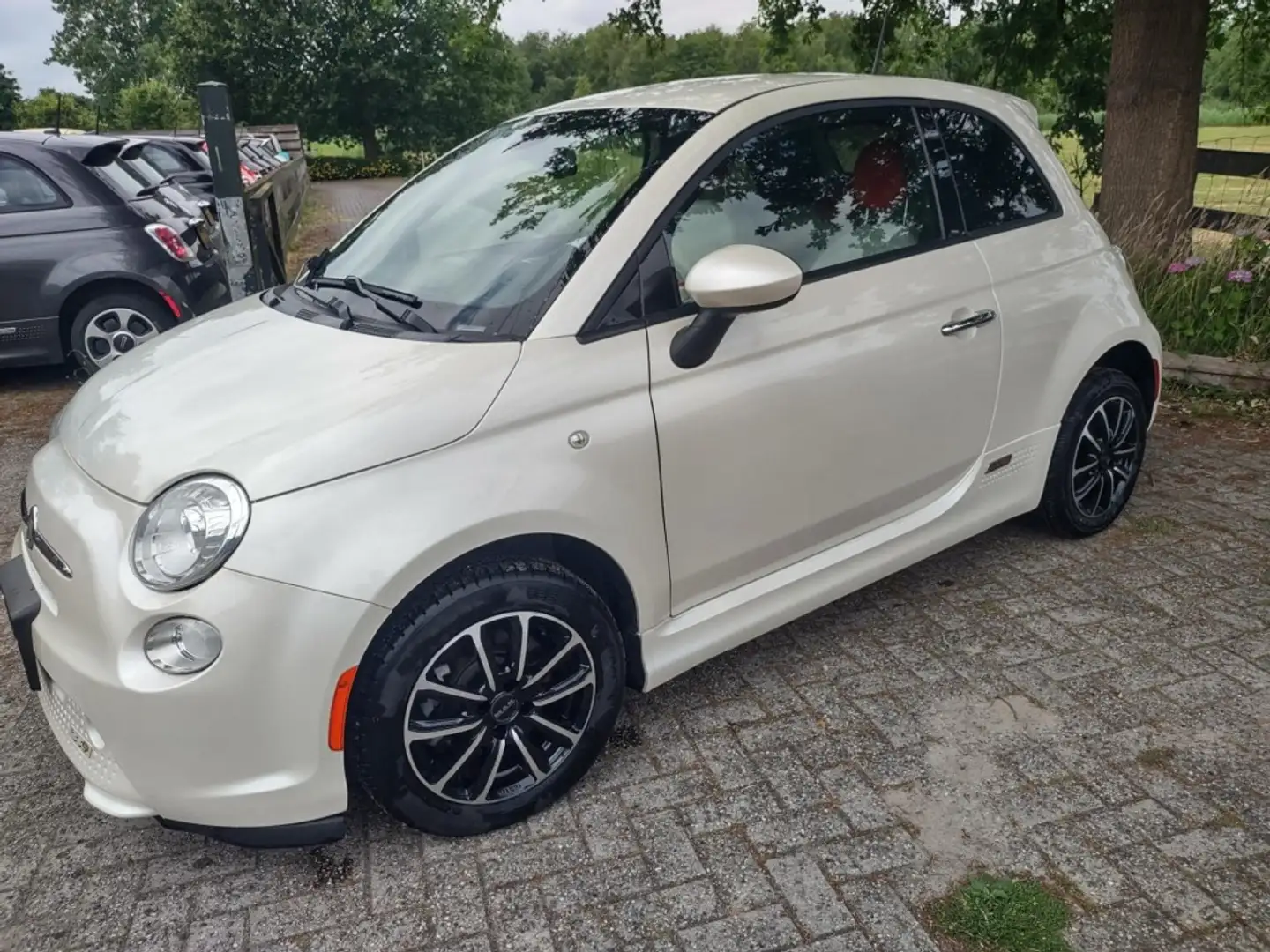 Fiat 500 E-Classic Pearl- SummerSale Wit - 1