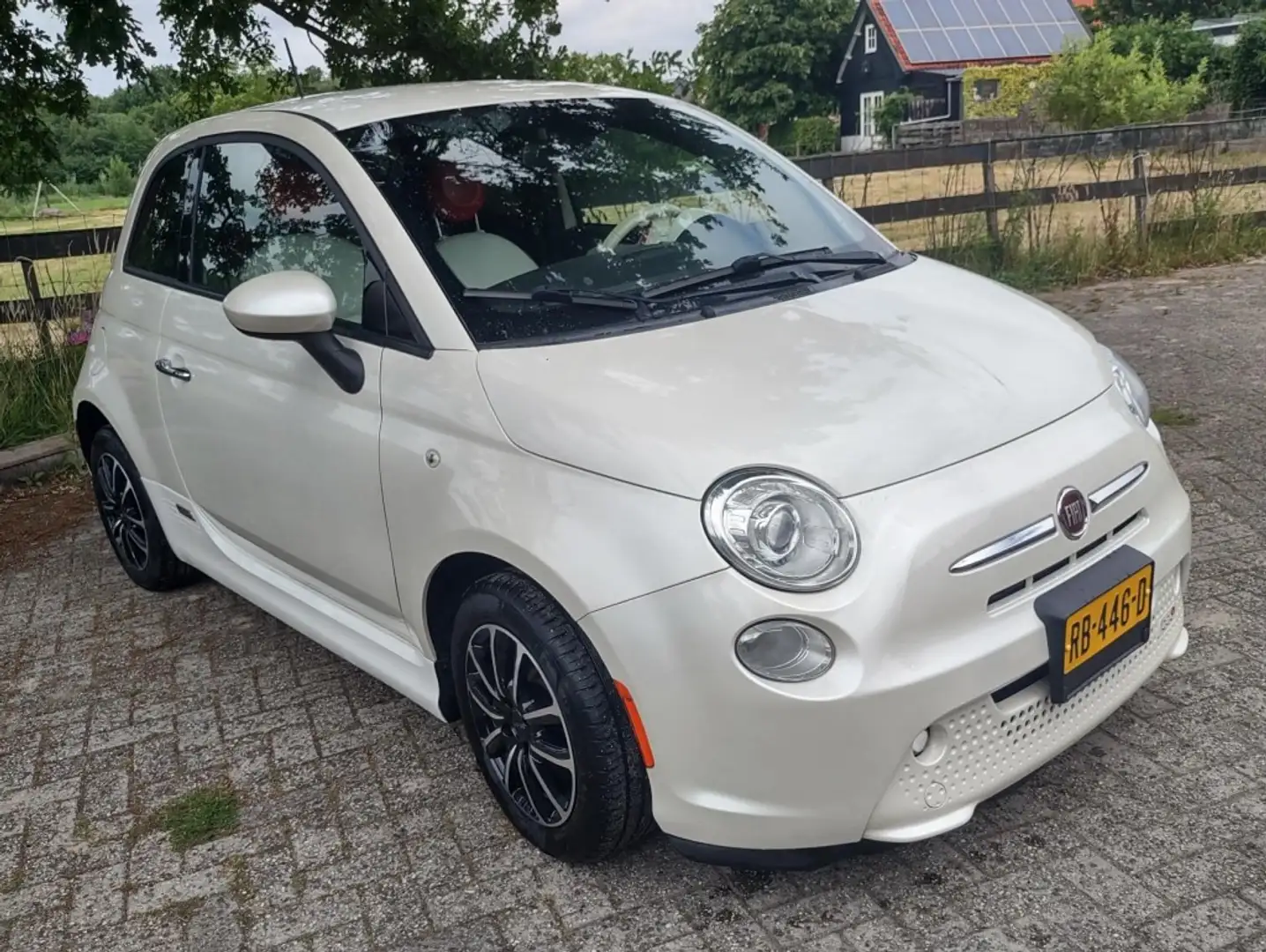 Fiat 500 E-Classic Pearl- SummerSale Wit - 2