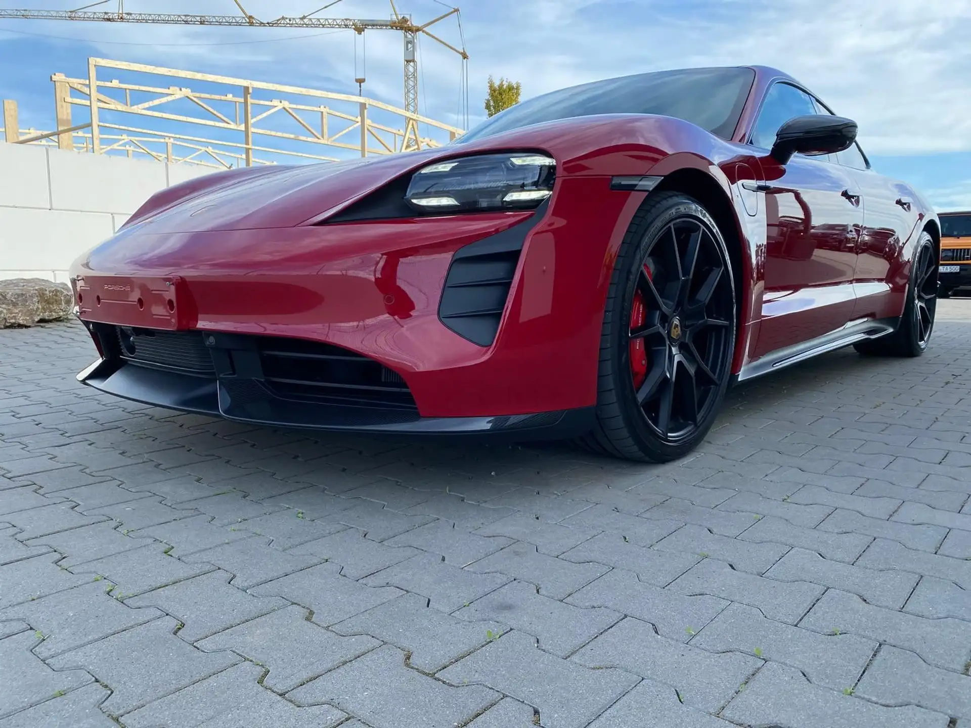 포르쉐 Porsche Taycan GTS 2022 빨강 사진 1