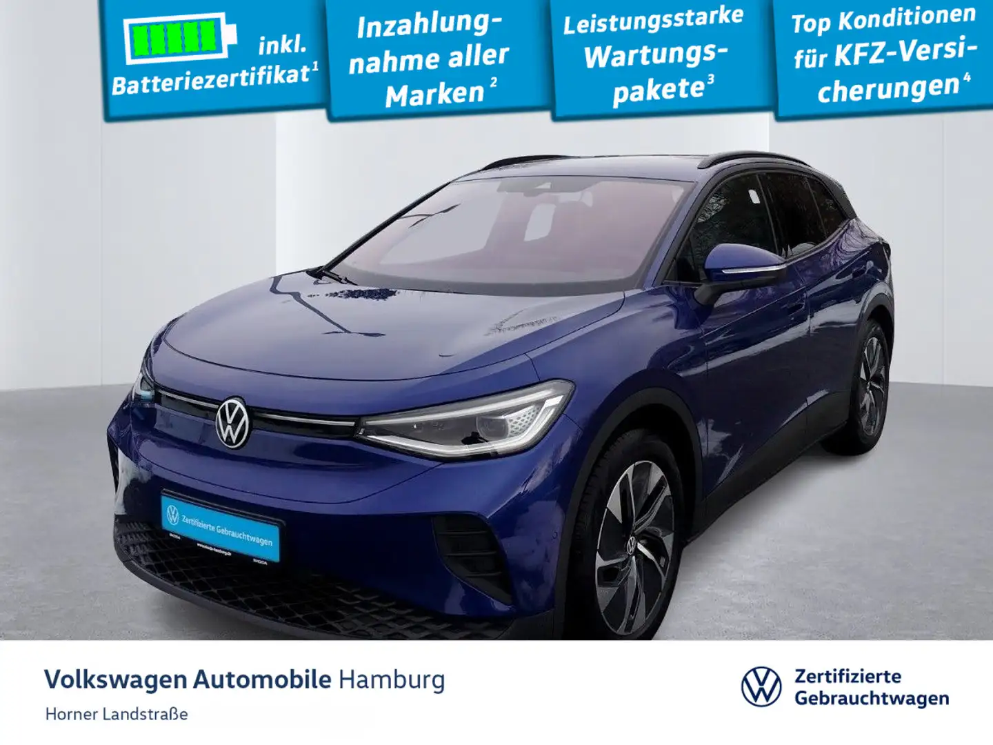 Volkswagen ID.4 Pure Performance LED Navi Blau - 1