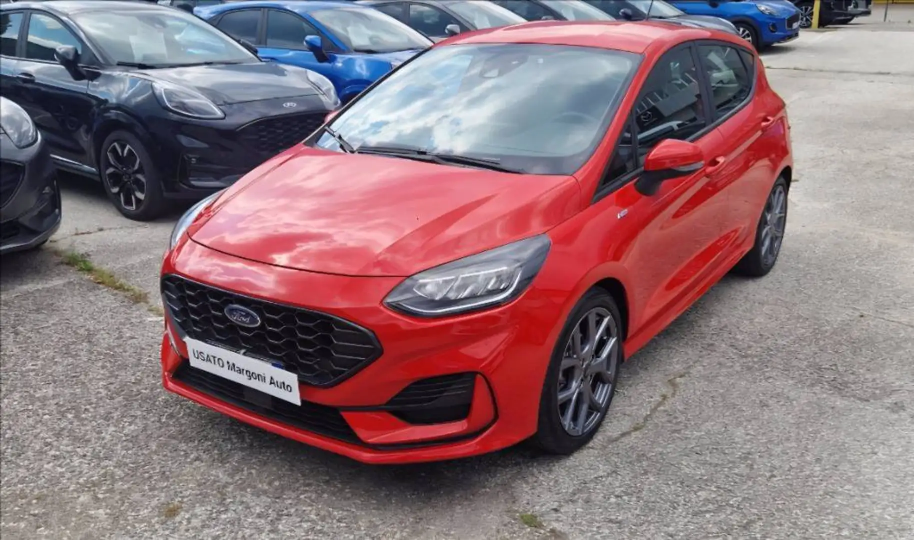 Ford Fiesta 5p 1.0 ecoboost h ST-Line 125cv Rosso - 1