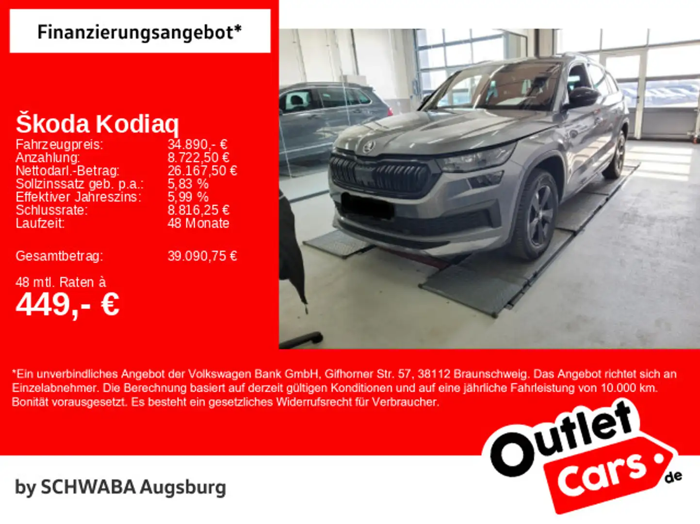 Skoda Kodiaq Sportline 2.0 TDI DSG 4x4 Gelb - 2