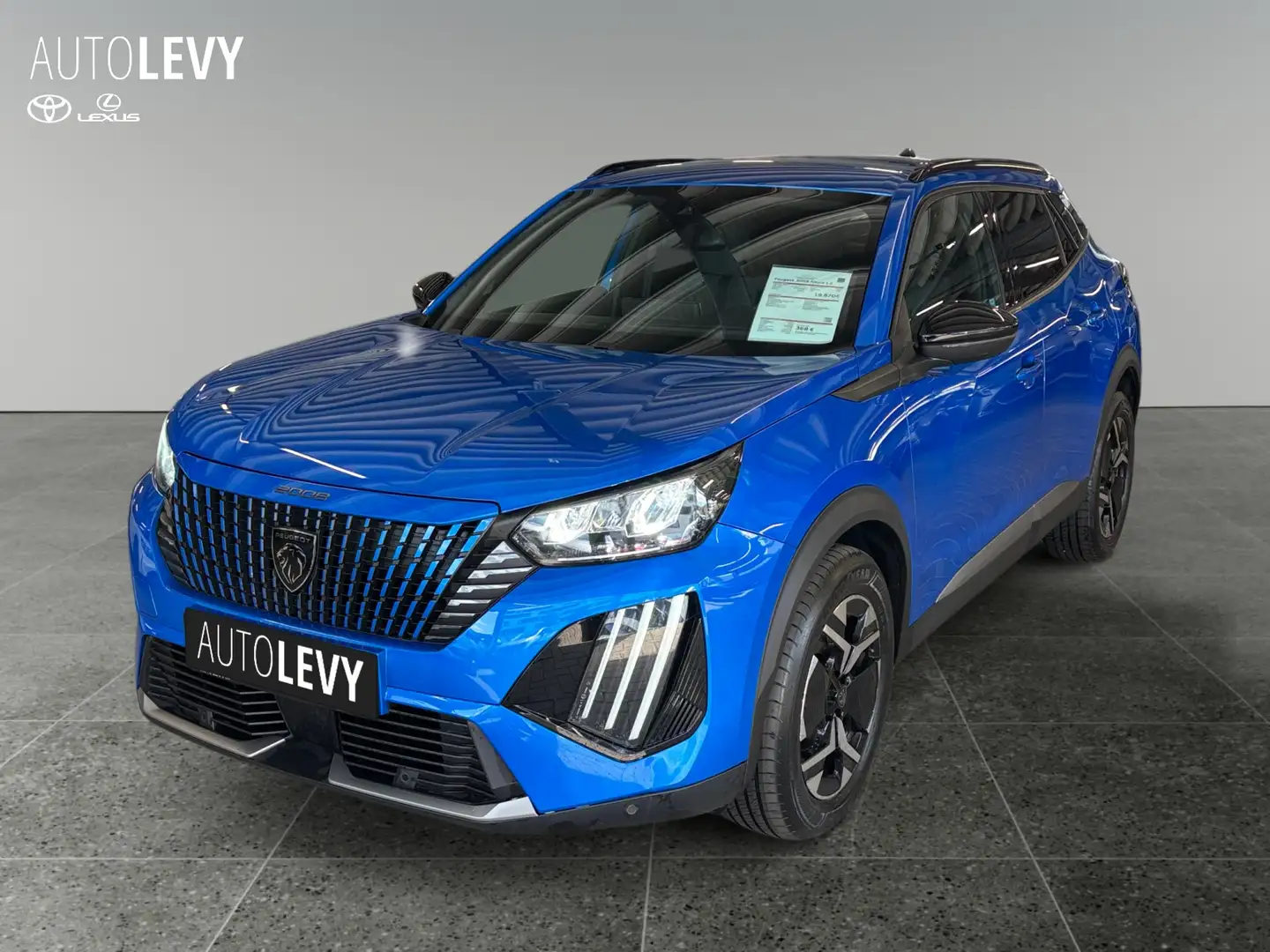 Peugeot 2008 Allure 1.2 PureTech +Navi+LED+Teilleder+PDC Blau - 2