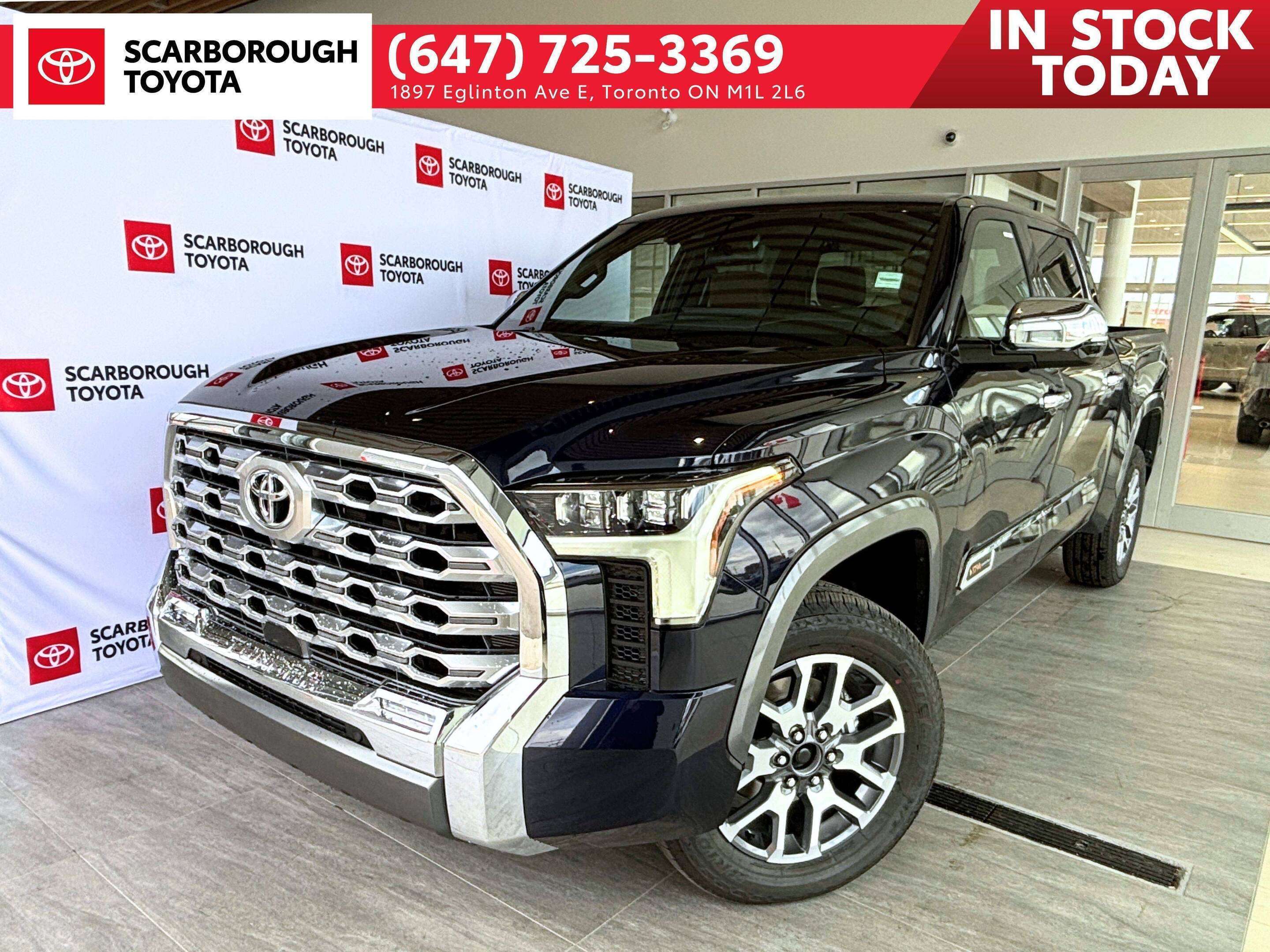 Blue 2026 Toyota Tundra Pickup Truck Four-Wheel Drive Automatic