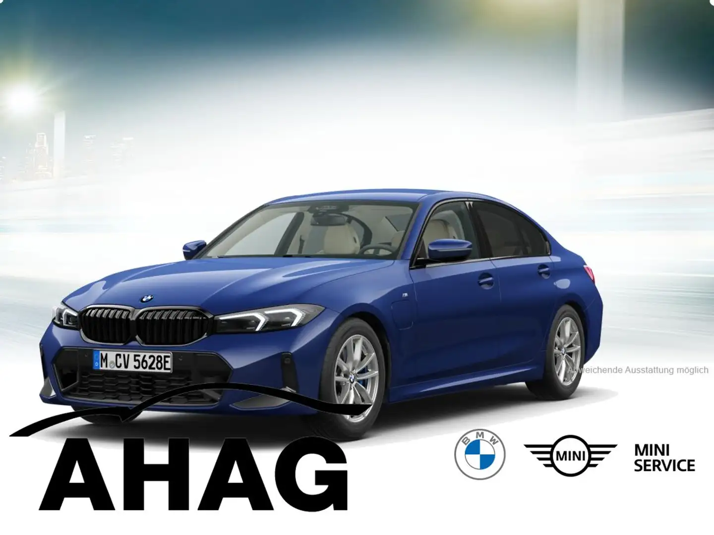 BMW 330 e xDrive Automatik M Sportpaket Innovationsp. Blau - 1