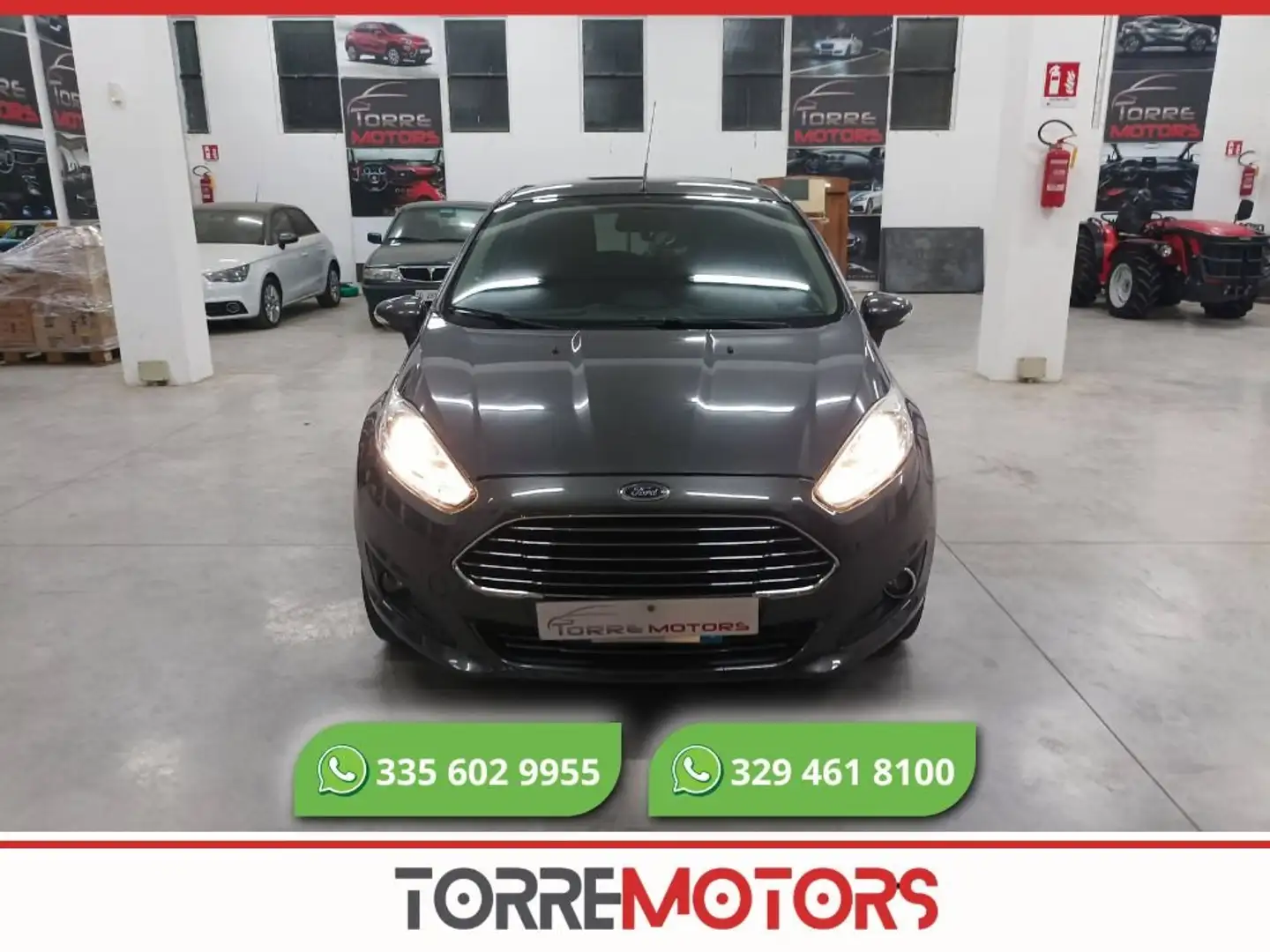Ford Fiesta Fiesta VI 2013 5p 1.5 tdci Titanium 75cv E6 Grigio - 1