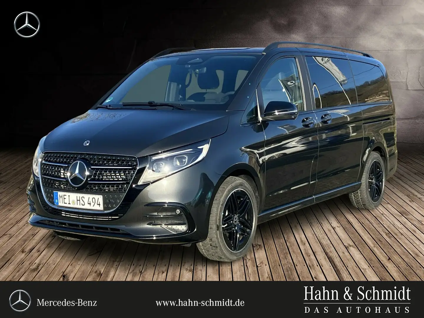 Mercedes-Benz V 300 V 300d 4MATIC Avantgarde lang AMG/AHK/Sthz/Distr Grau - 1