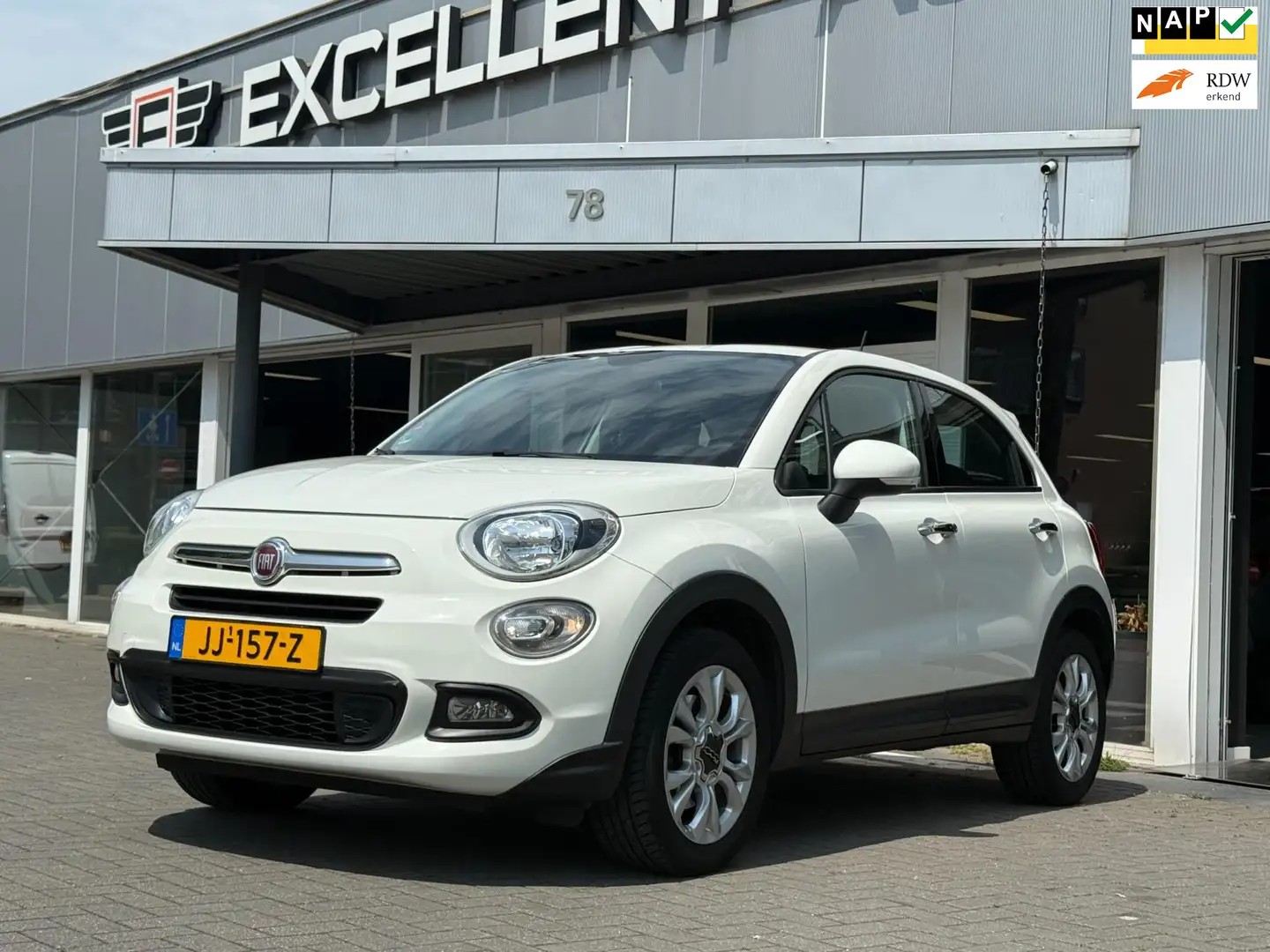 Fiat 500X 1.6 PopStar-Navi Wit - 1