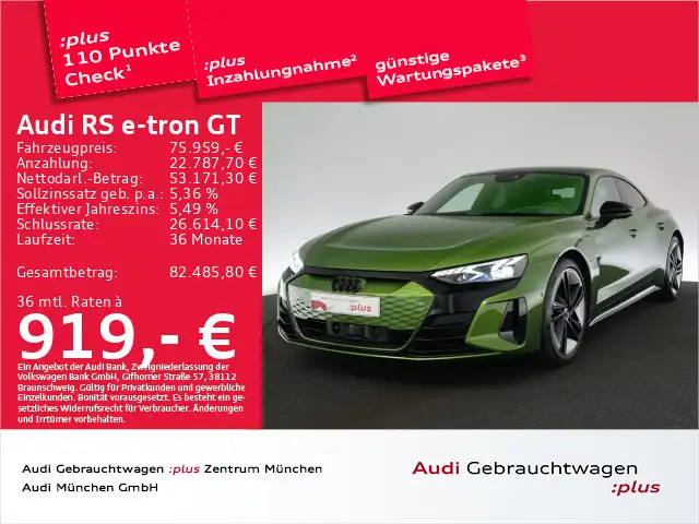 Audi RS e-tron GT LaserAllradlenkung/HuD