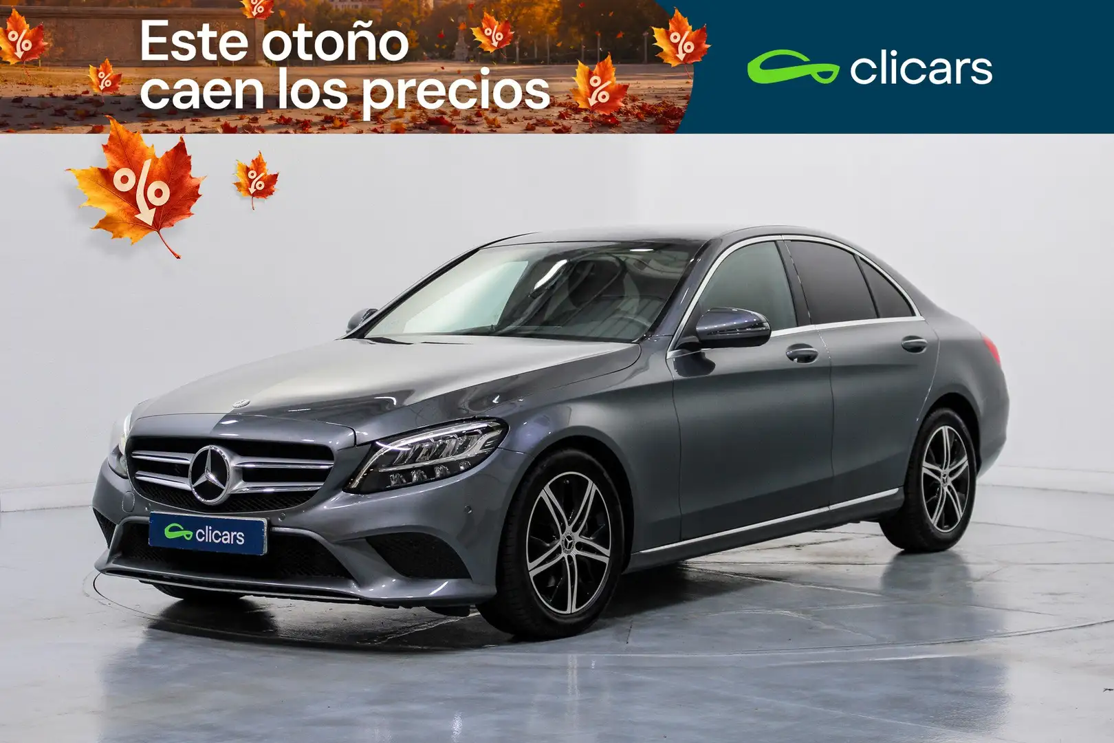 Mercedes-Benz C 200 9G-Tronic Gris - 1