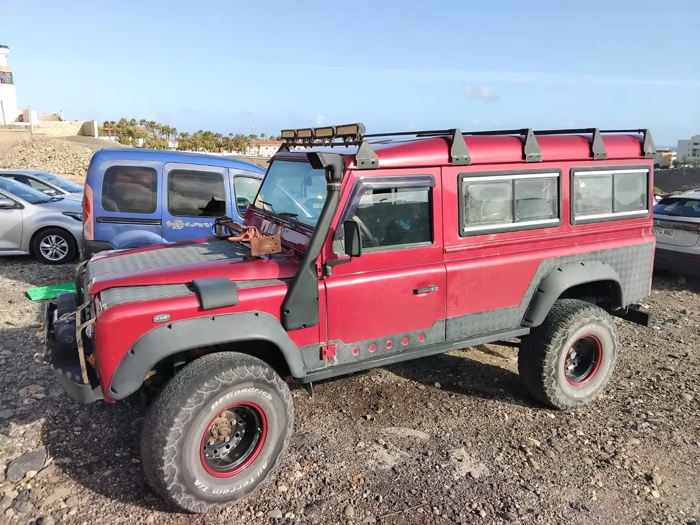 Land Rover Defender Defender 90 2.5 tdi Hard top Rouge - 2