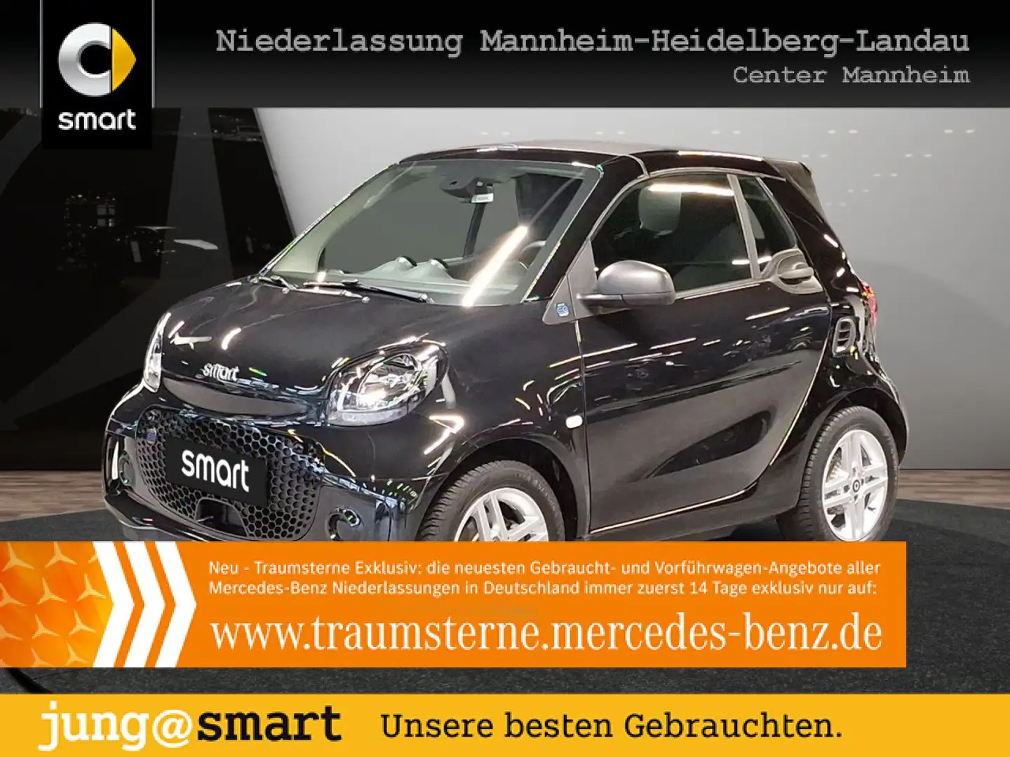 smart forTwo EQ 60kWed SHZ PDC Dig Radio 22kW Bordl Noir - 1