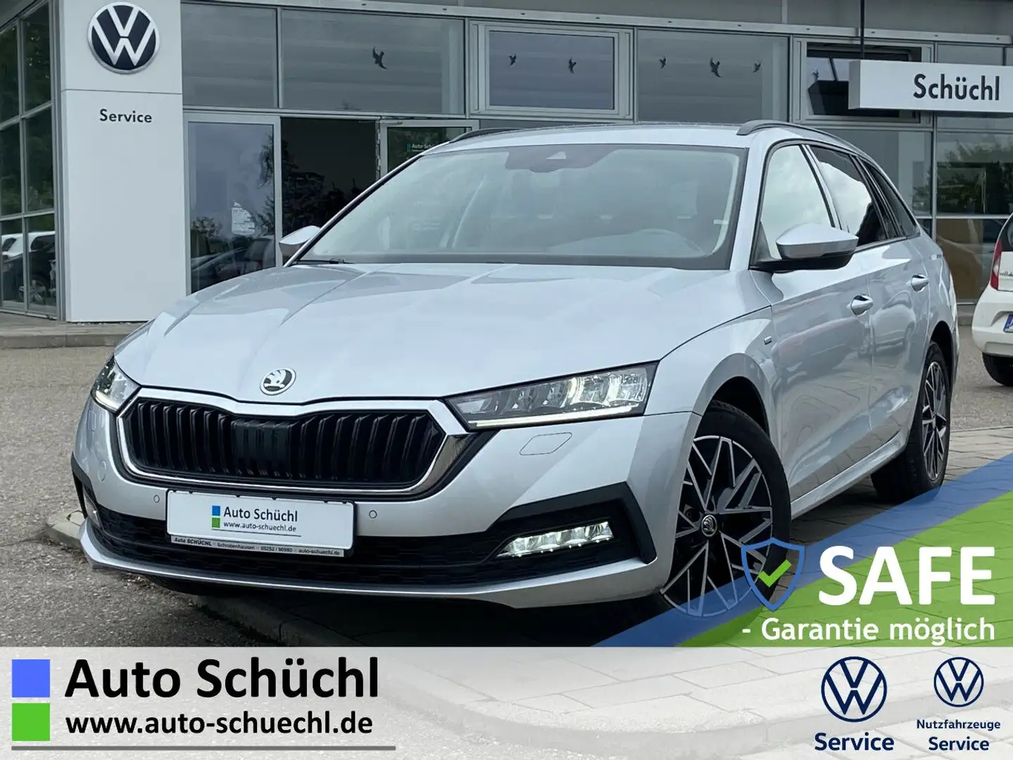 Skoda Octavia Combi 2.0 TDI DSG CLEVER 17"+NAVI-COLUMB Silber - 1