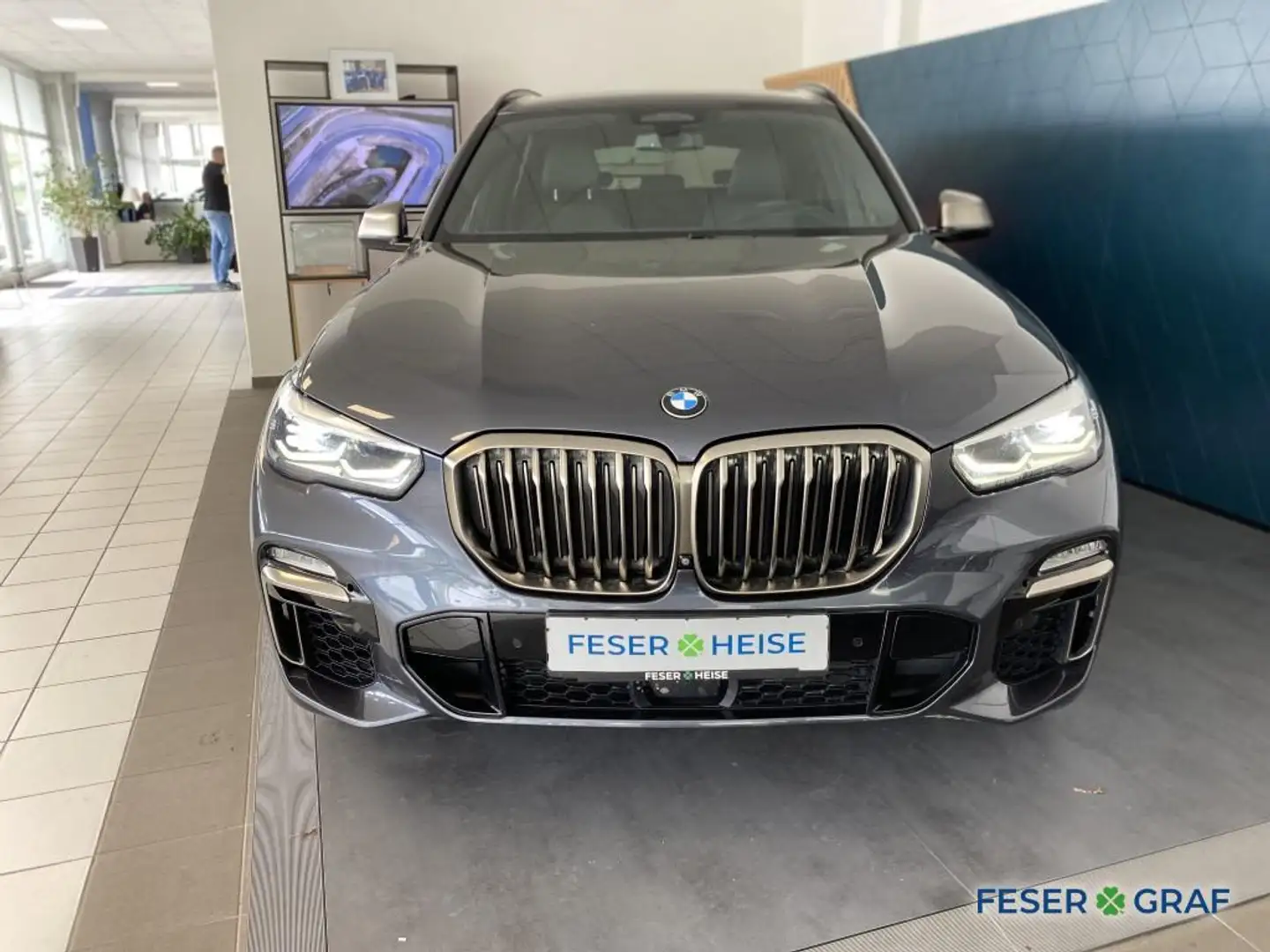 BMW X5 M d Luftfederung*LED*Leder*4xSHZ*Pano* Grau - 2