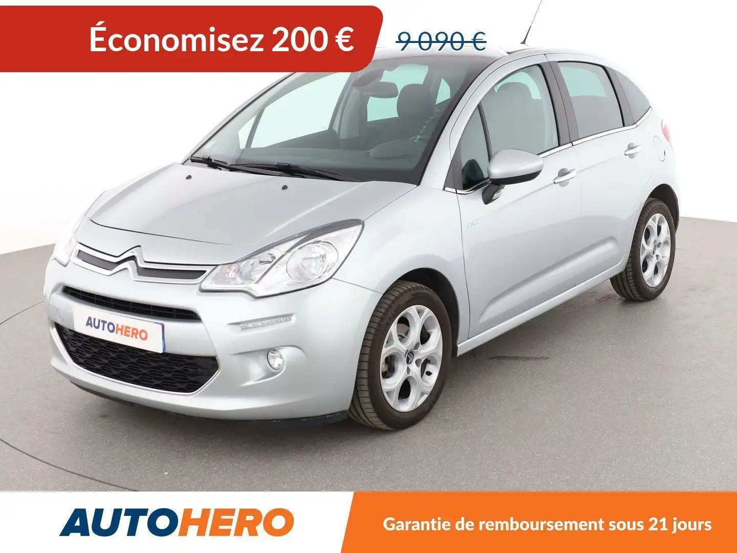 Citroen C3 1.2 PureTech Exclusive ETG Grijs - 1