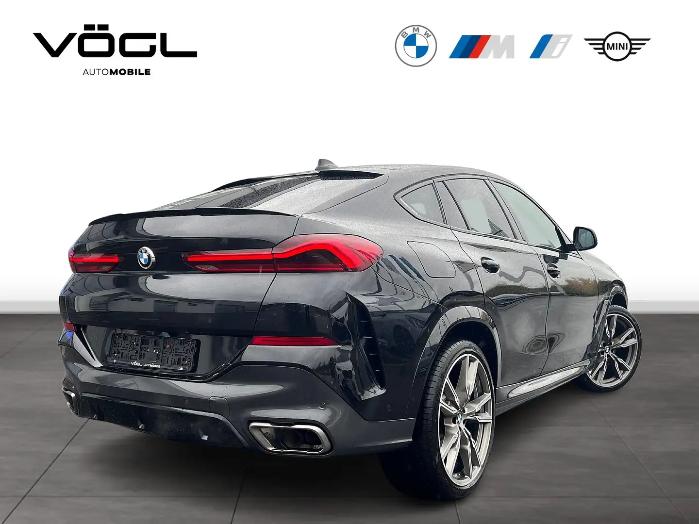 BMW X6 M50i Panoramadach Driv.Ass.Prof. Adapt.Fahrwerk Noir - 2