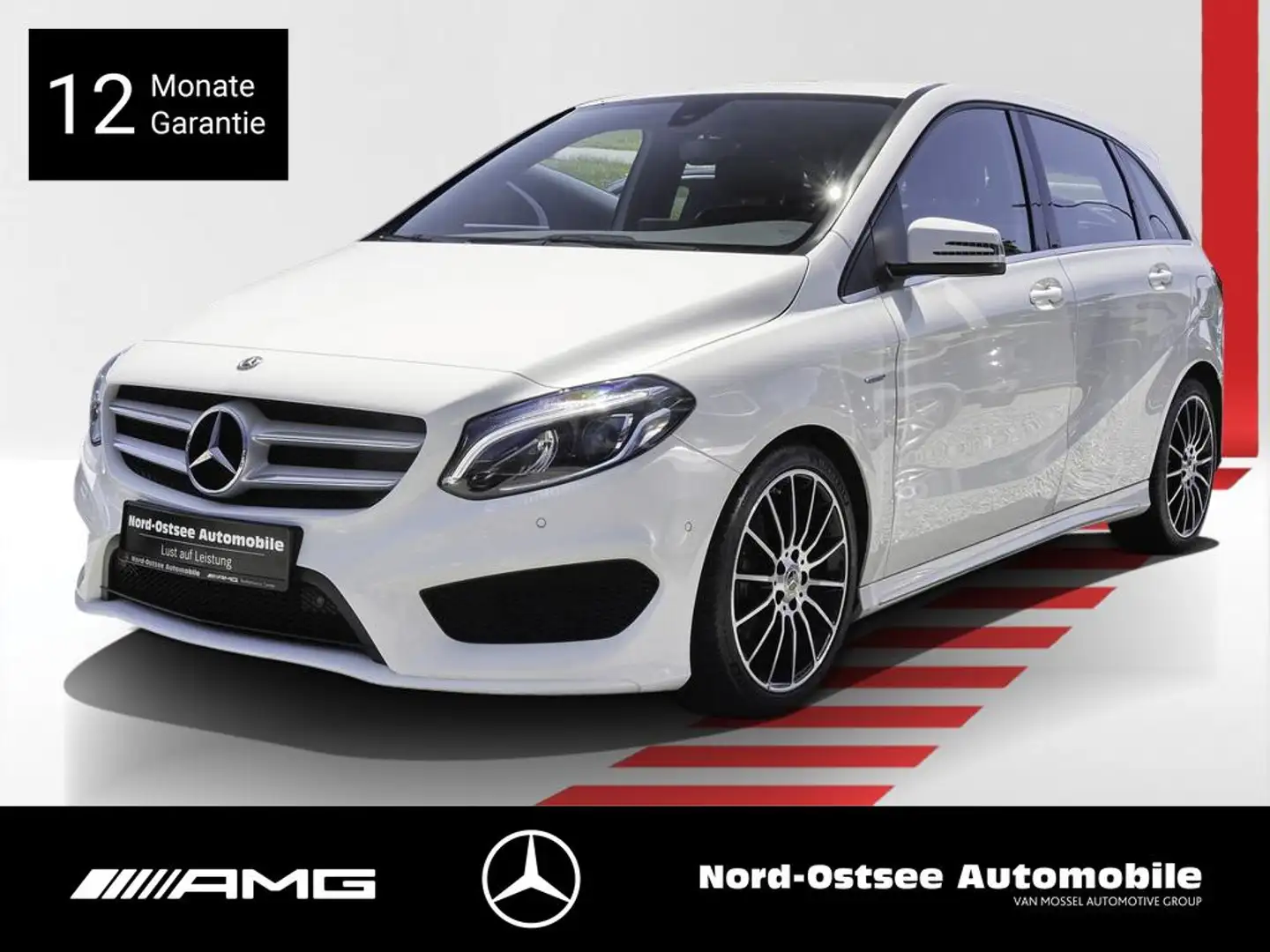 Mercedes-Benz B 180 CDI d AMG NAVI TEMPO LED SITZHEIZUNG Wit - 1