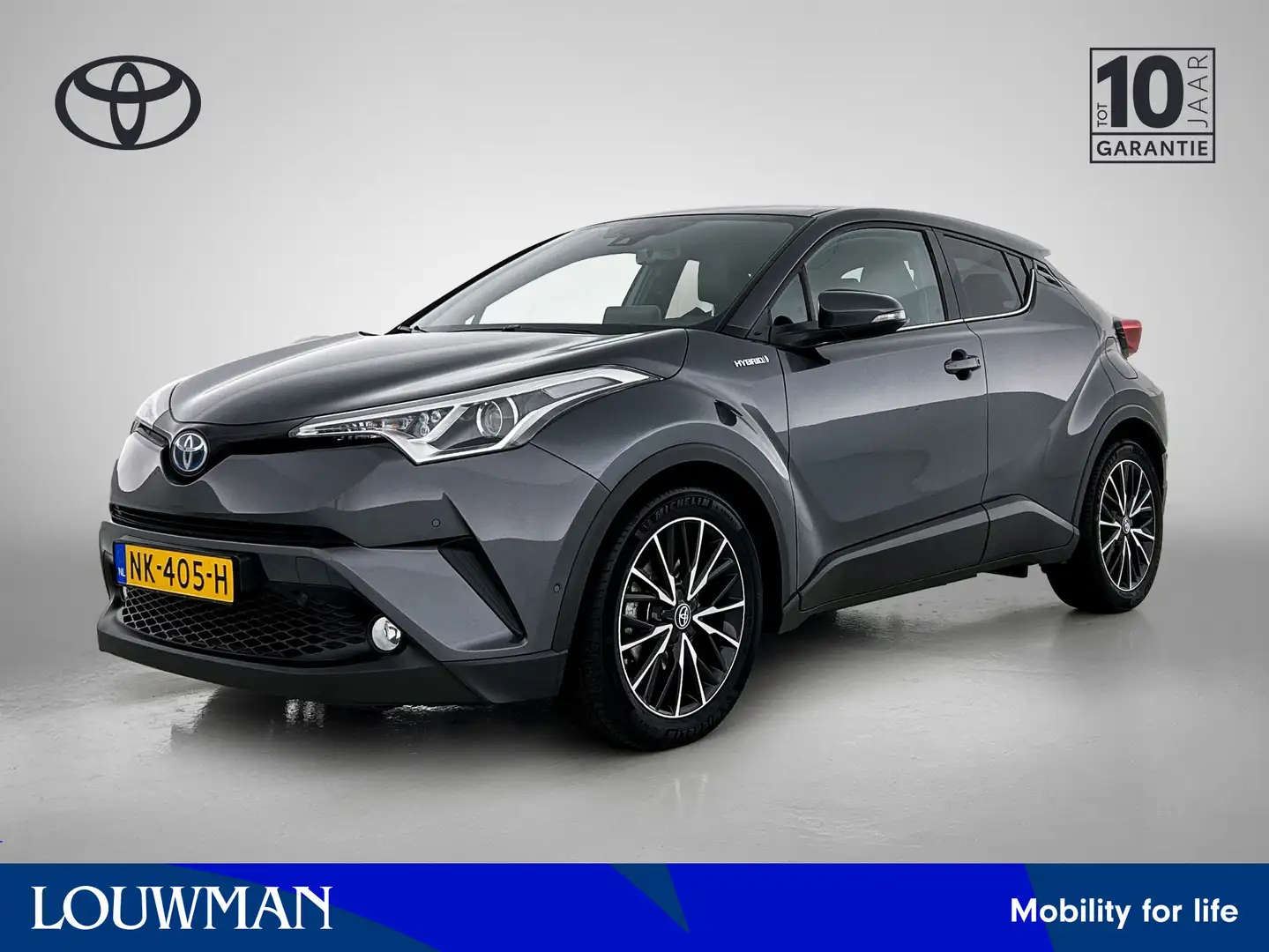 Toyota C-HR 1.8 Hybrid Executive | Trekhaak | Half leer | Park Grijs - 1