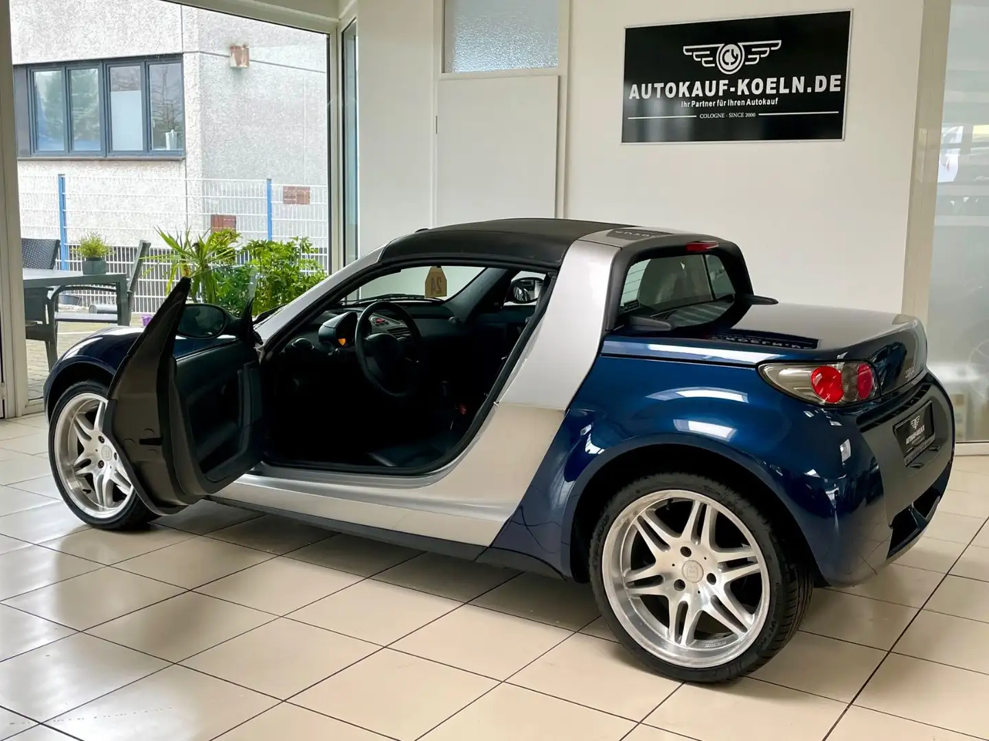 smart roadster roadster/coupe/Nur 60.000km/Leder/Klima Bleu - 2