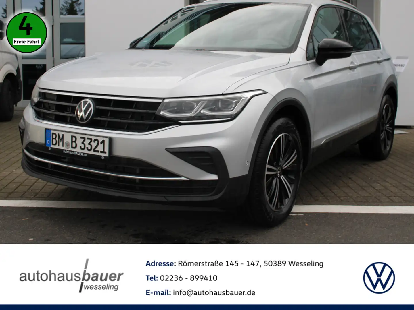 Volkswagen Tiguan 2.0l TDI Life *CargoPaket,HeadUpDis,IQLightMatrixL Silber - 1