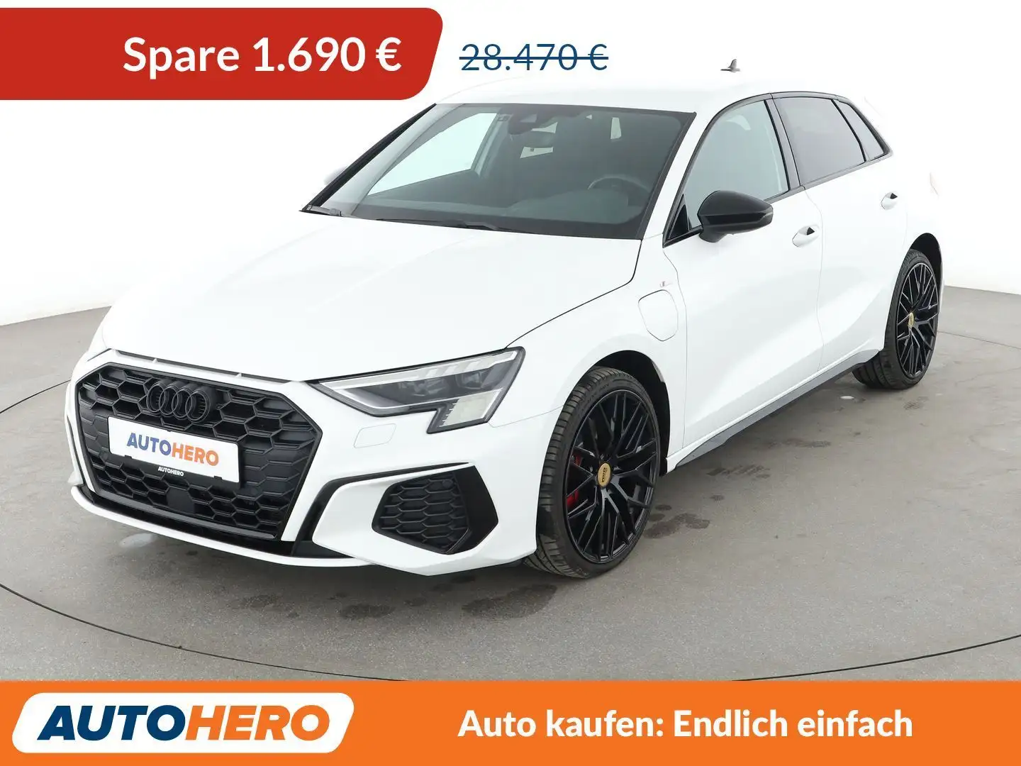 Audi A3 45 TFSIe S line Aut.*LED*TEMPO*CAM*PDC* Weiß - 1