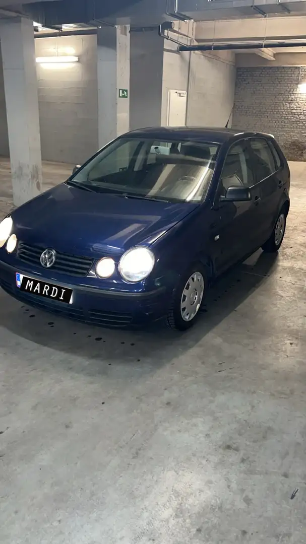 Volkswagen Polo 1.2i 12v Base Bleu - 1