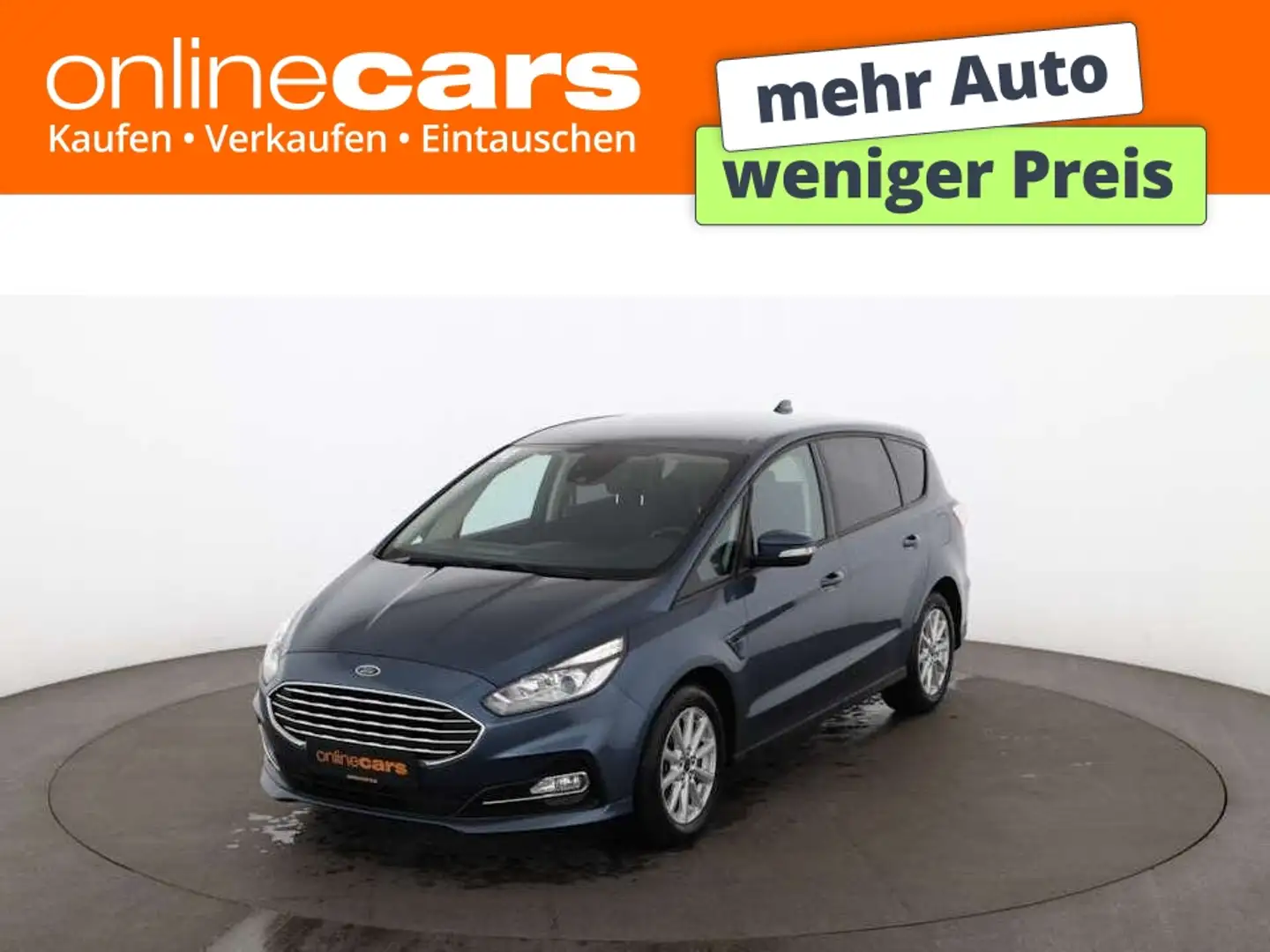 Ford S-Max 2.0 EcoBlue Trend NAVI SITZHZG R-CAM TEMP Bleu - 1