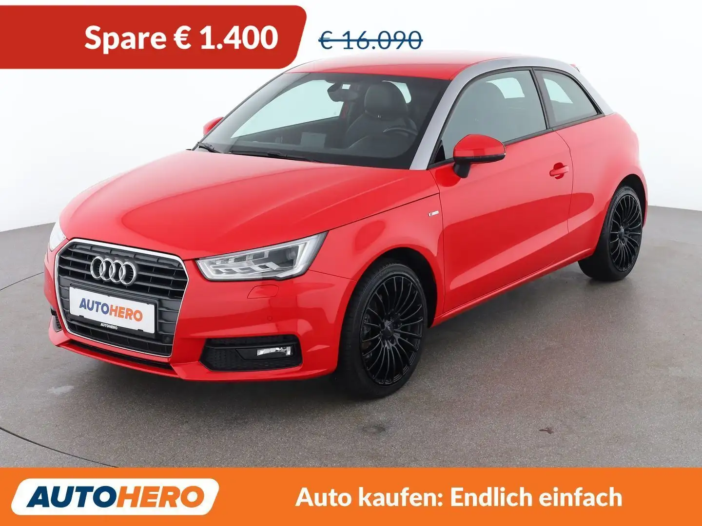 Audi A1 1.6 TDI Sport Rot - 1