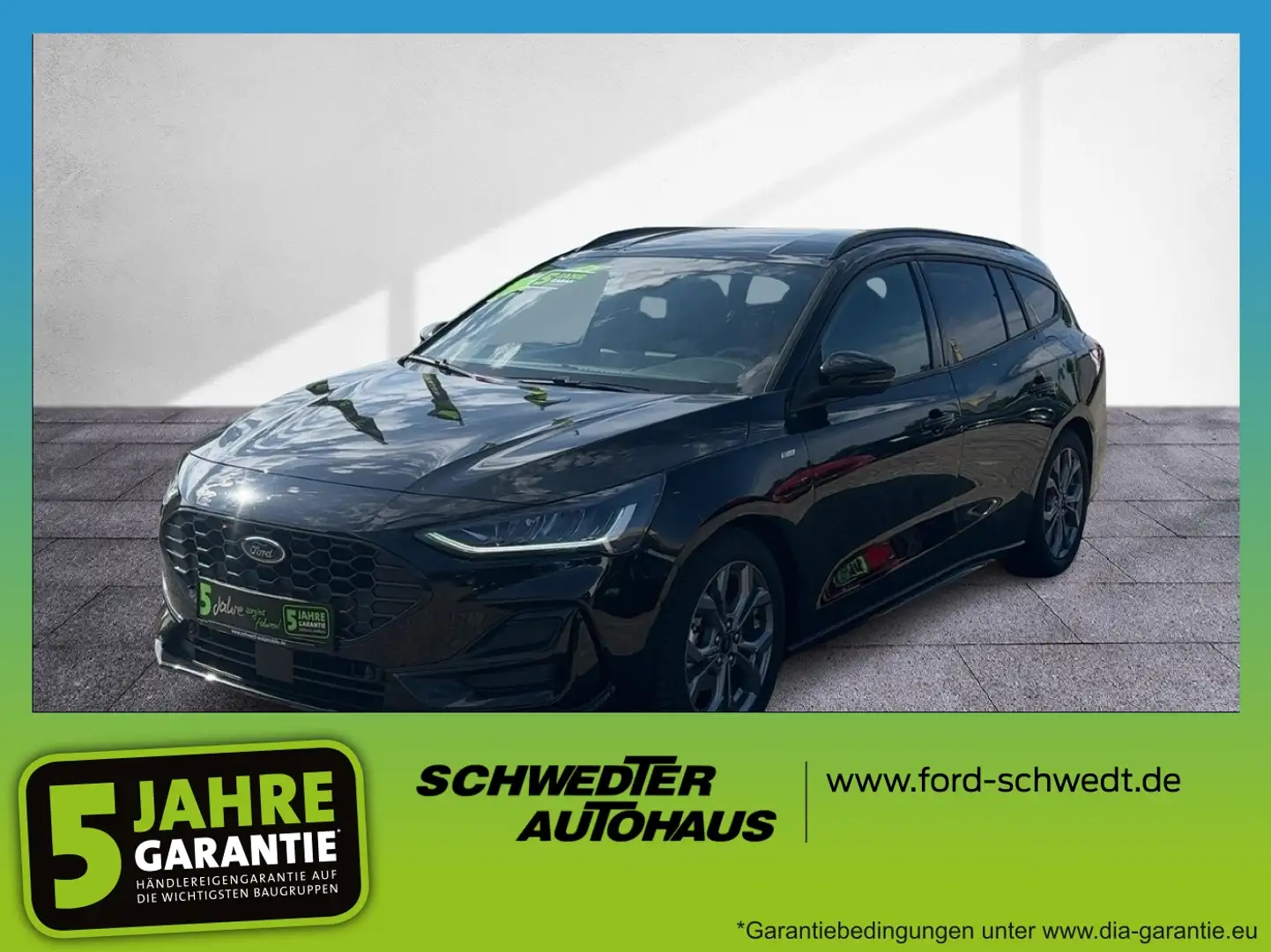 Ford Focus Turnier ST-Line ACC+LED+Navi+SHZ+Winterp. Noir - 1