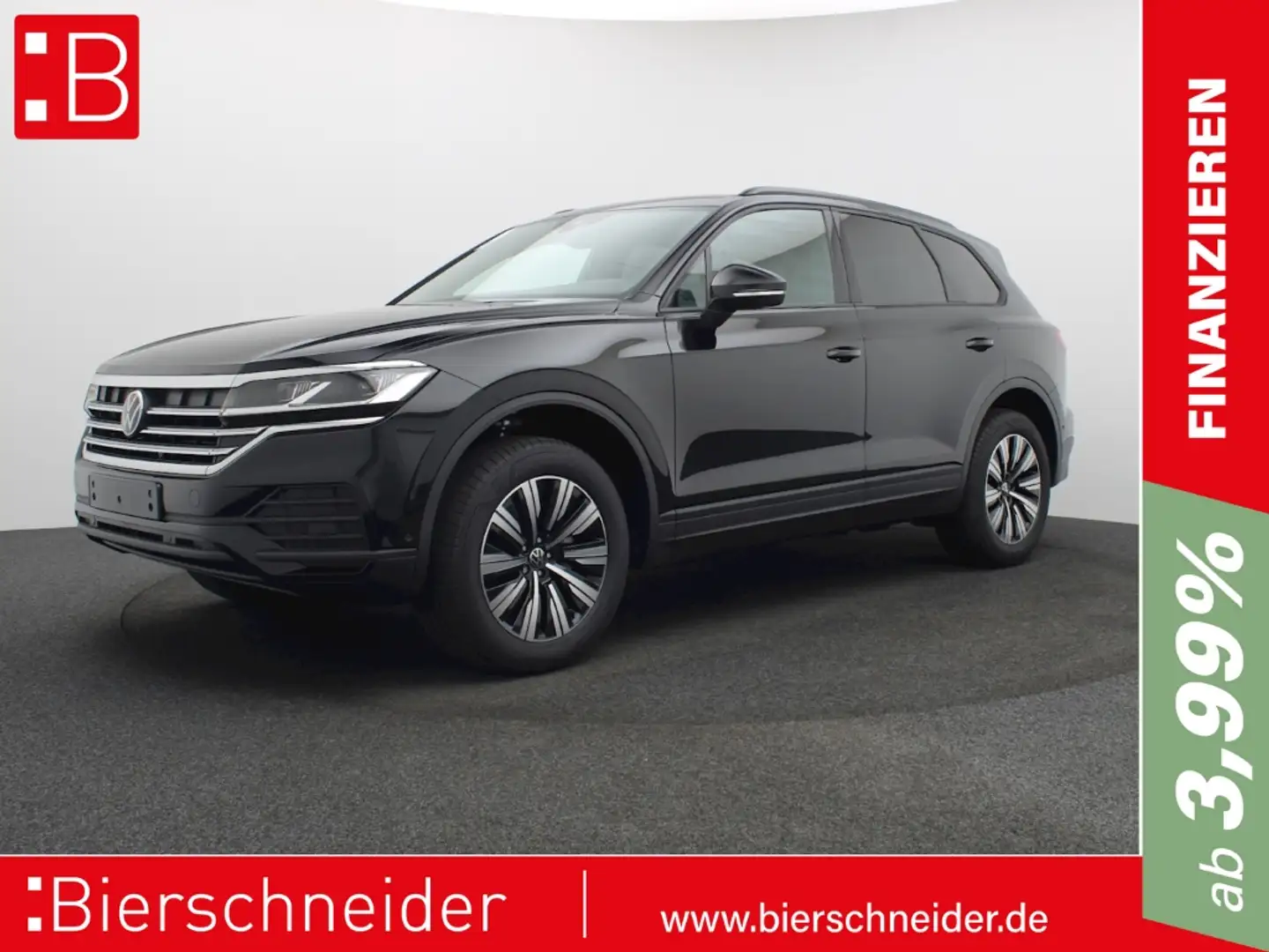 Volkswagen Touareg 3.0 TDI AHK IQ-DRIVE ALU 19 Noir - 1
