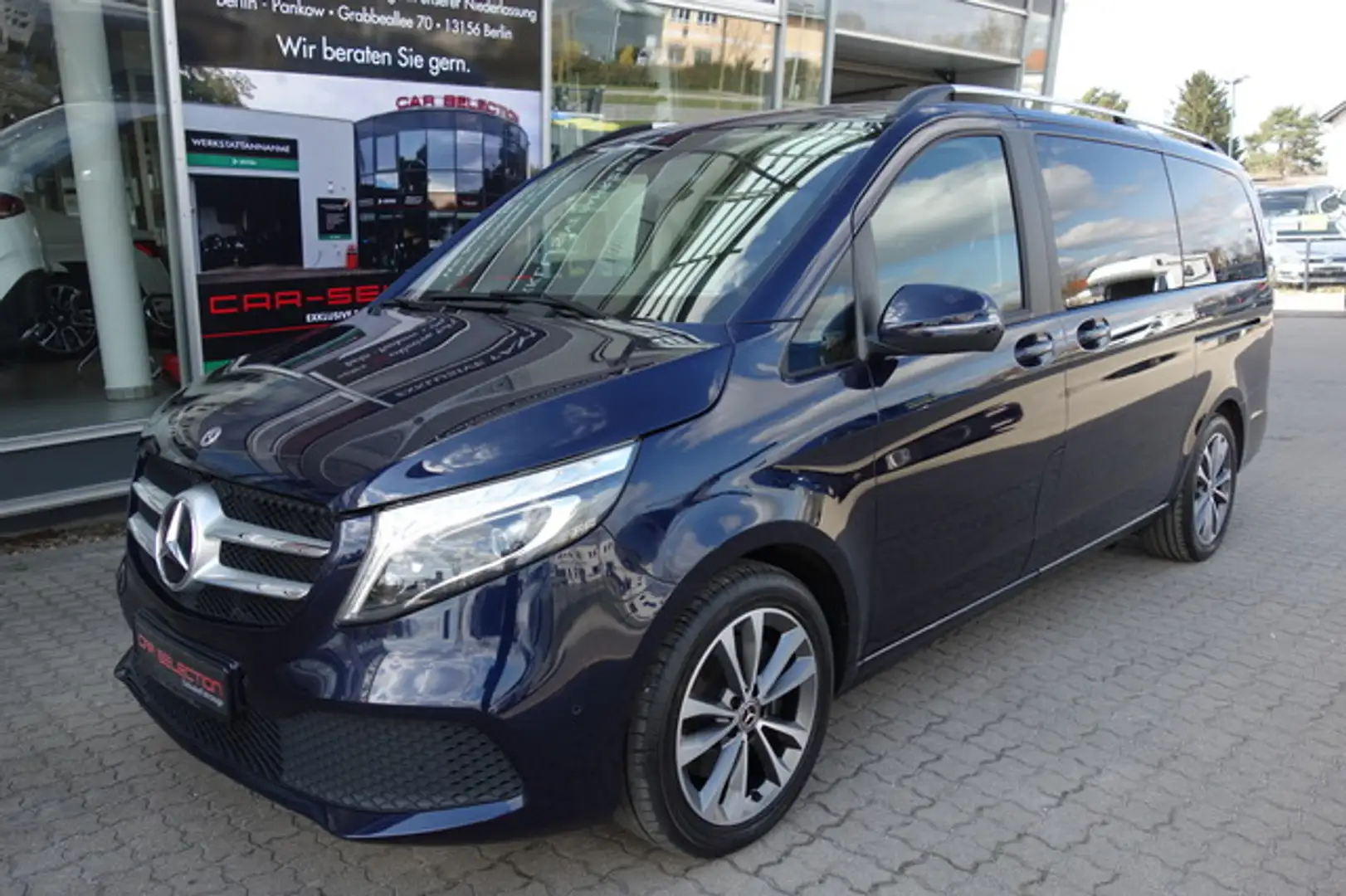 Mercedes-Benz V 220 d Edition Lang 3xeTÜR/PANO/LED/STDHZG/AHK Bleu - 1