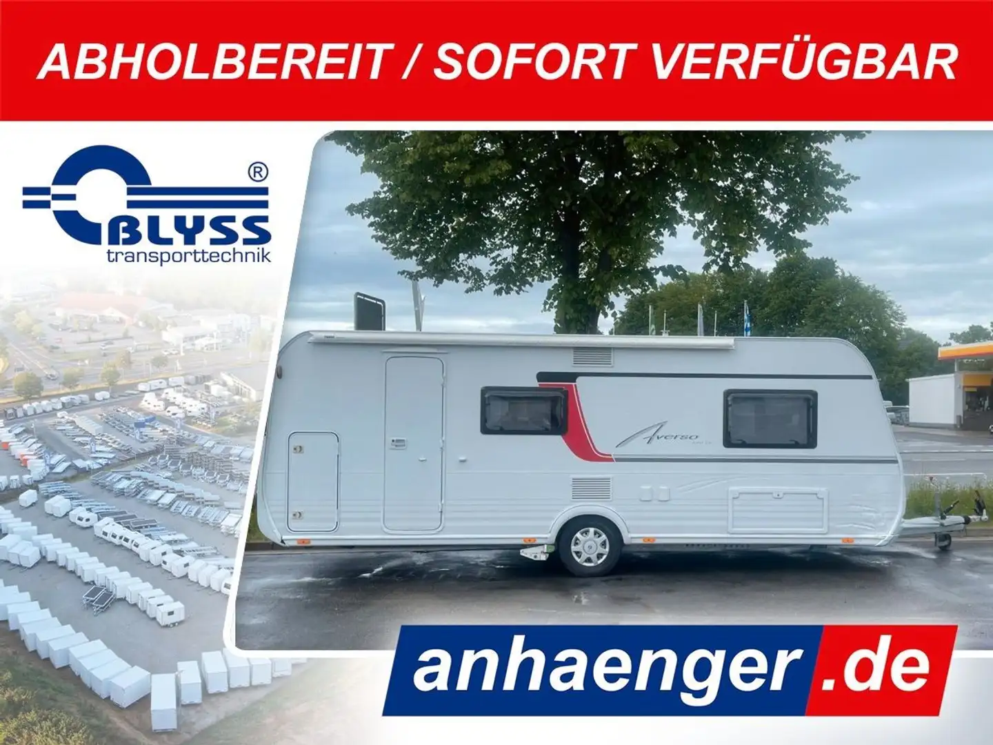 Bürstner AVERSO TOP NORDIC Wohnwagen Sonnensegel Mover Blanc - 1